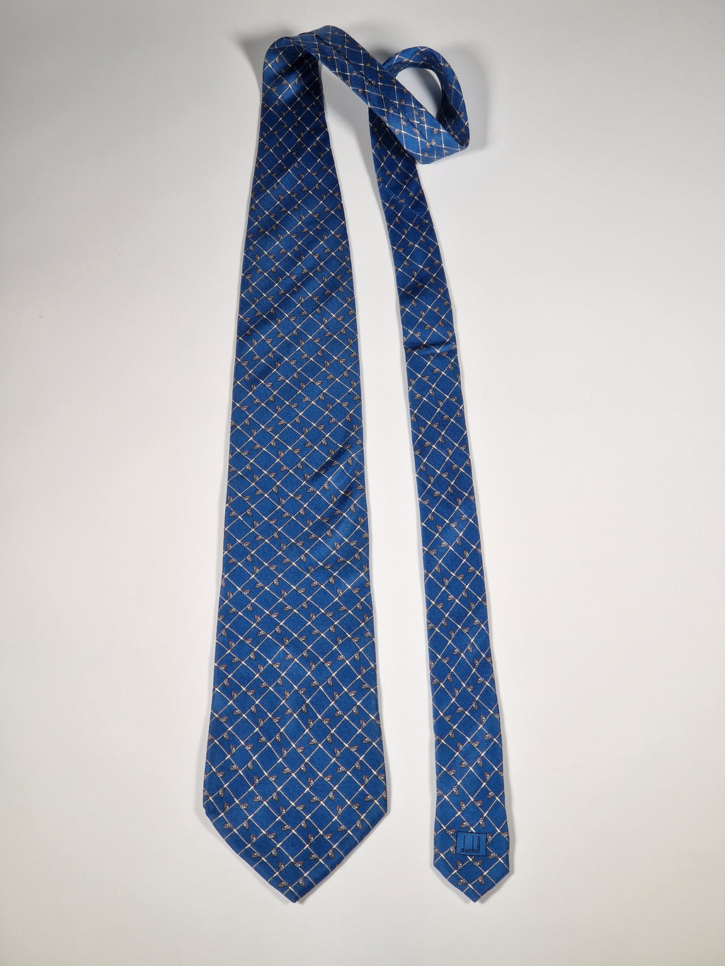 Dunhill tie "Golf clubs"