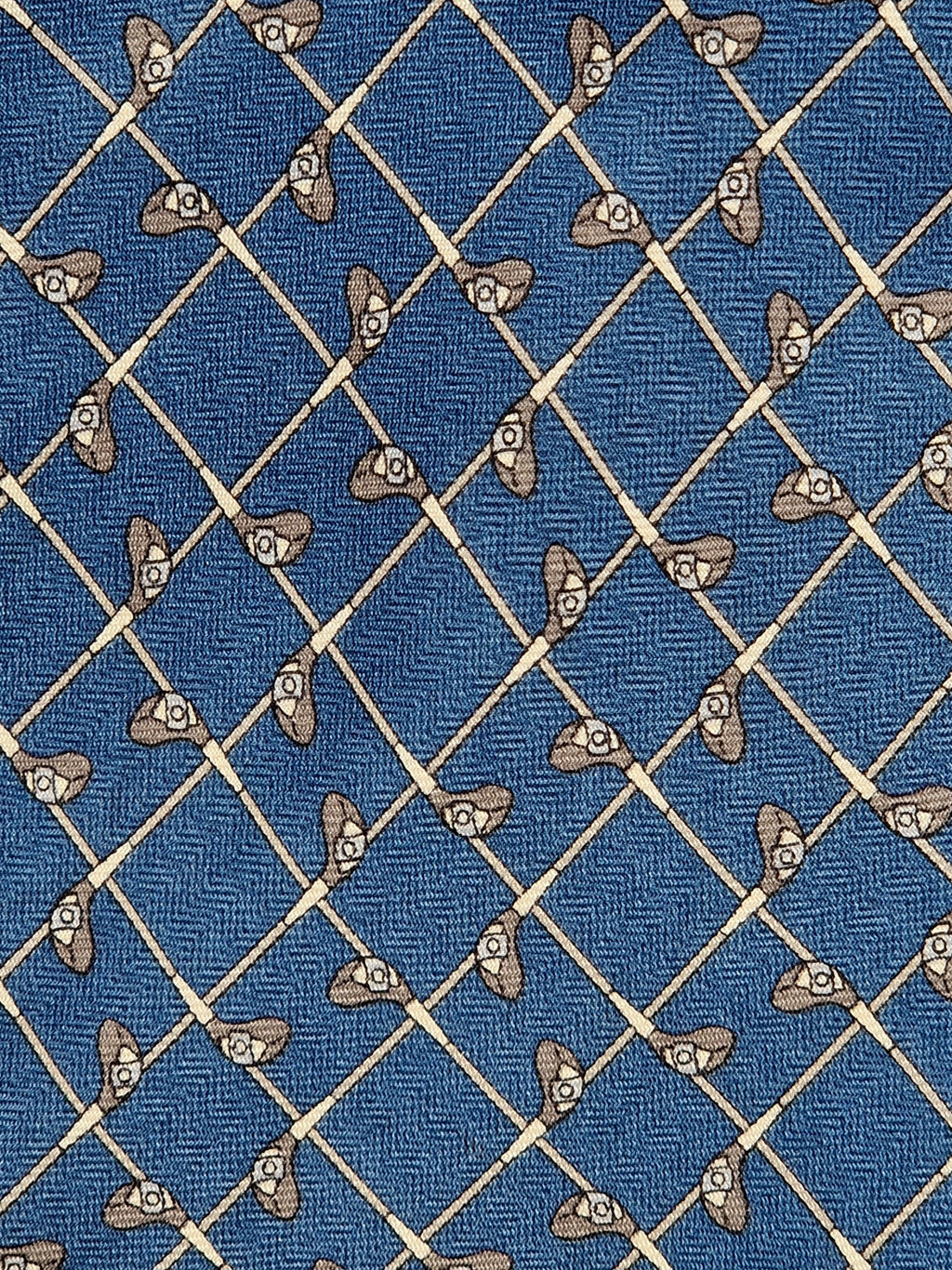 Dunhill tie "Golf clubs"