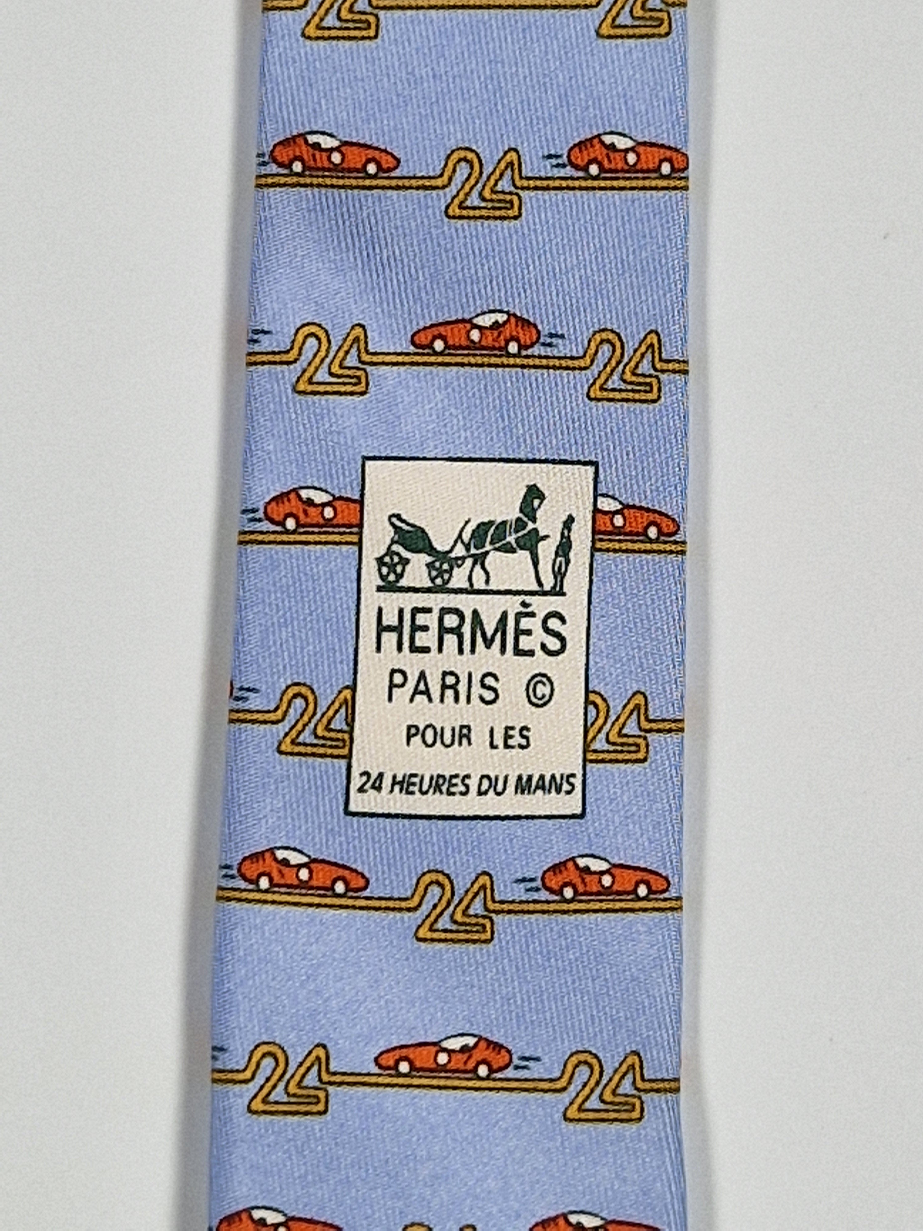 005130 Hermés 5130 HA "Le Mans" tie