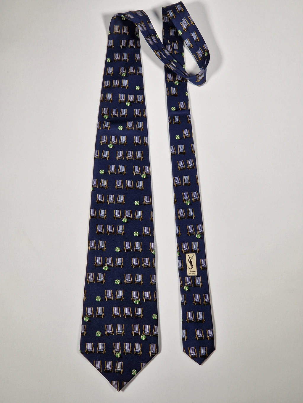 Yves Saint Laurent silk tie