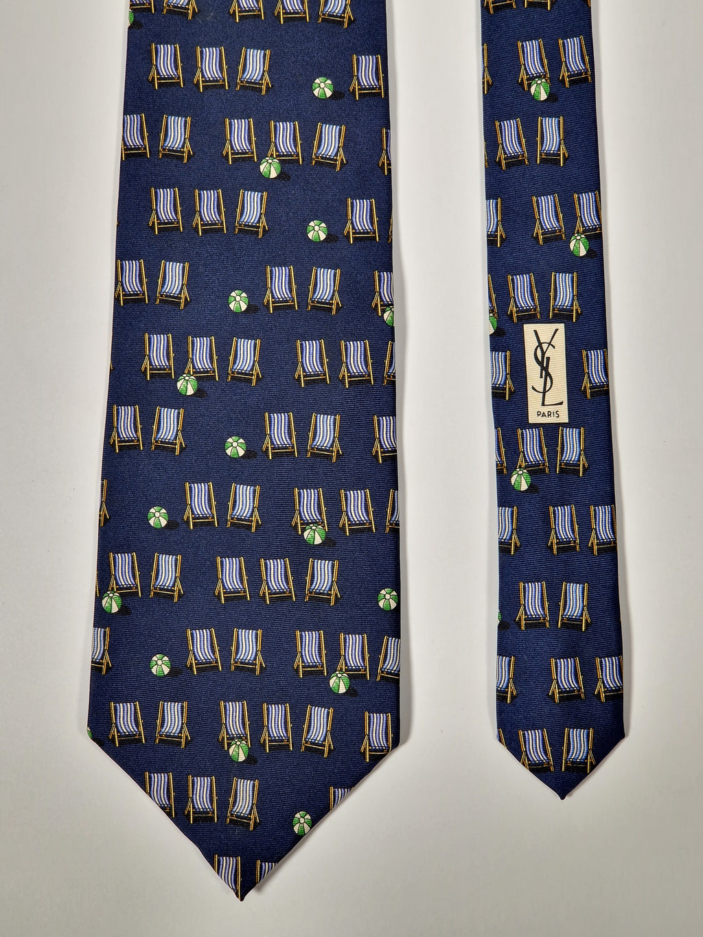 Yves Saint Laurent silk tie