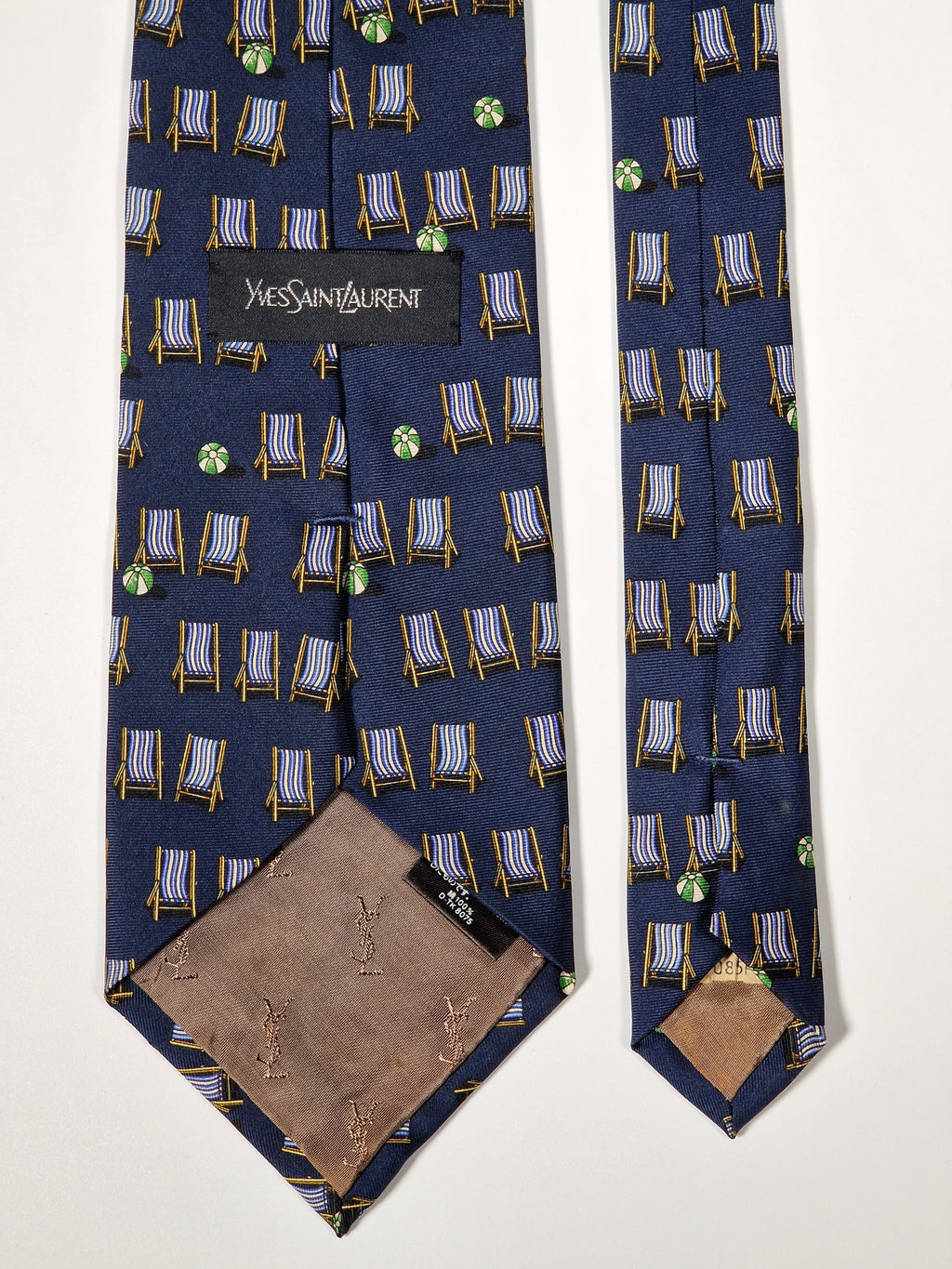 Yves Saint Laurent silk tie