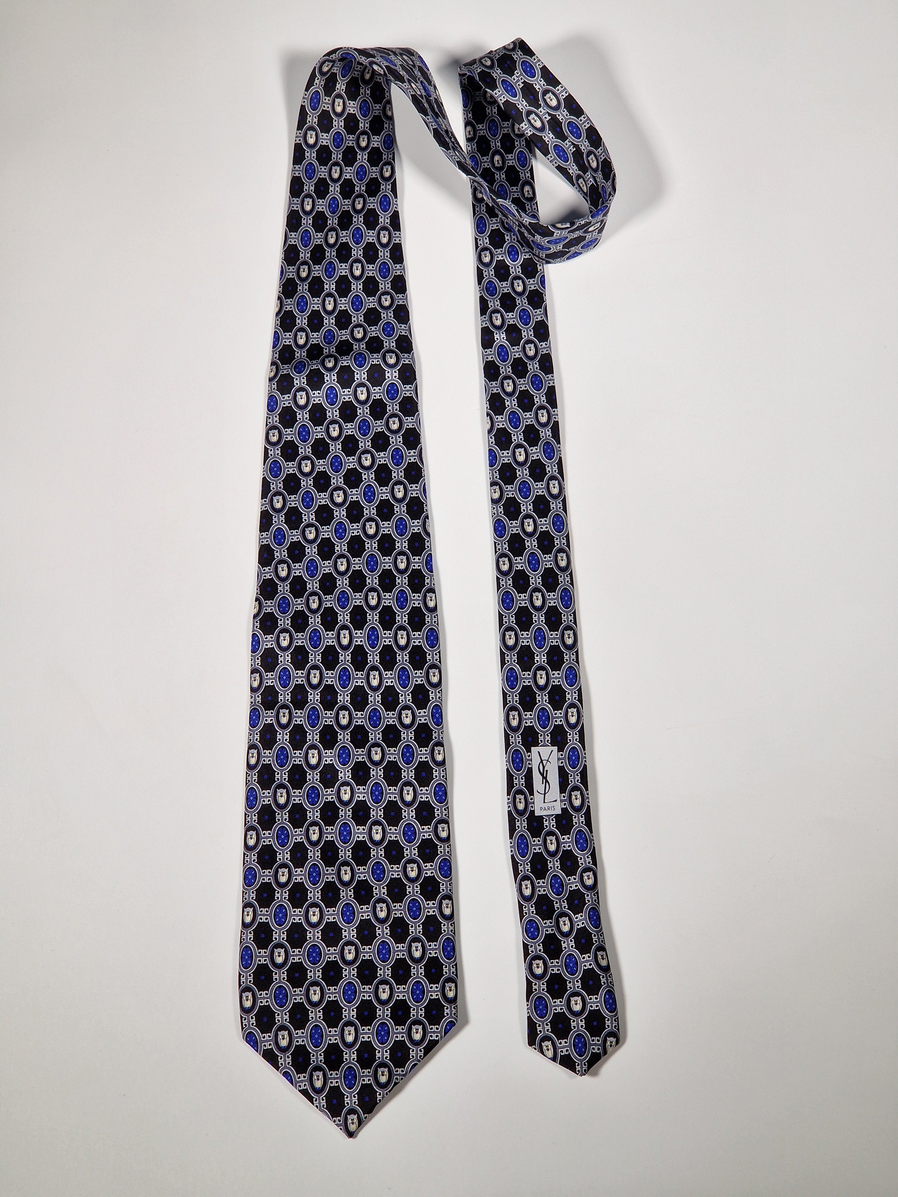 Yves Saint Laurent silk tie