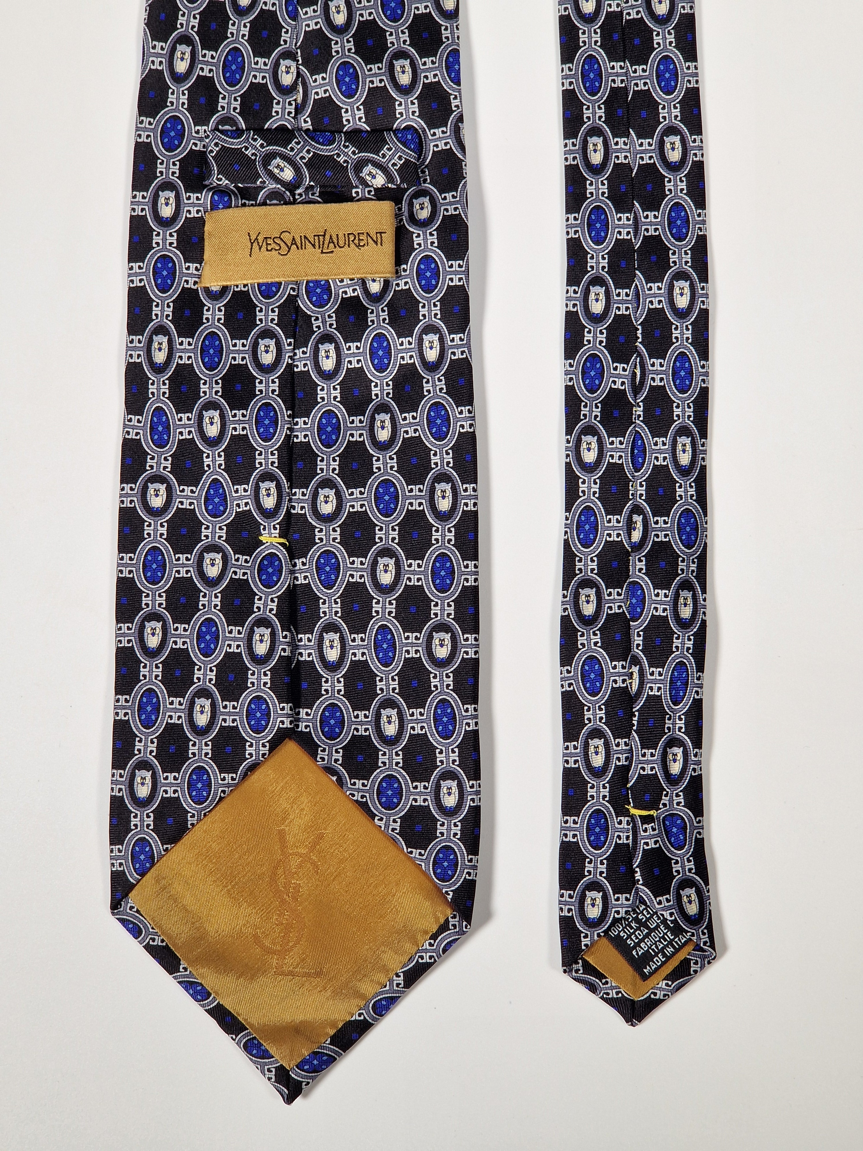 Yves Saint Laurent silk tie