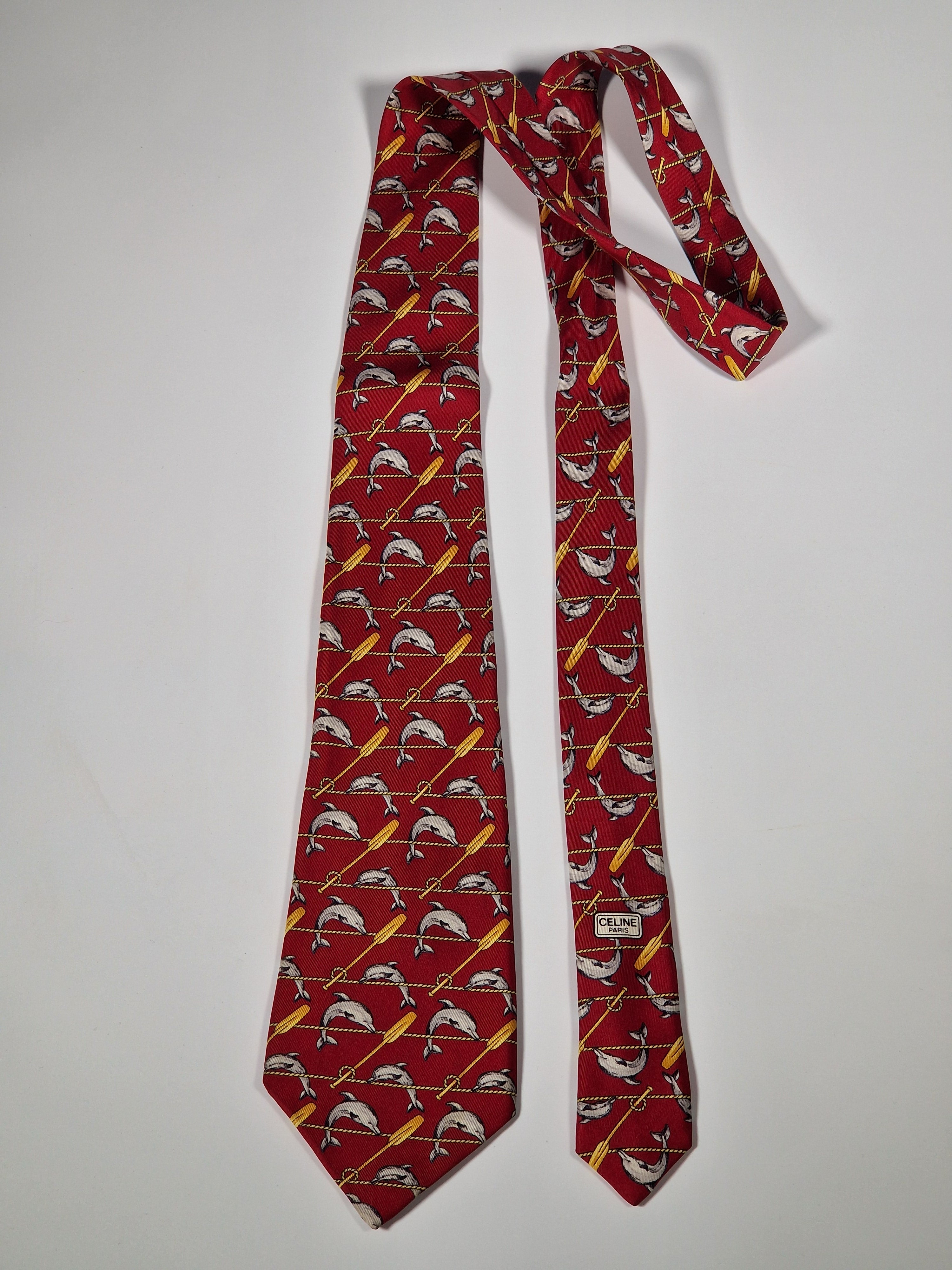 Celine silk tie