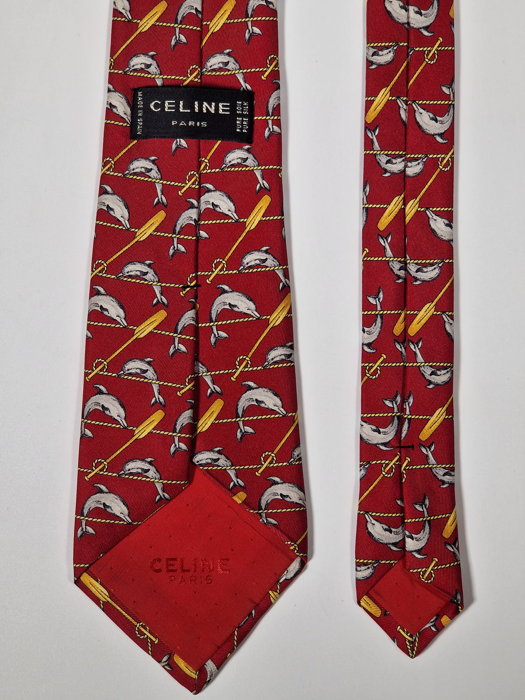 Celine silk tie