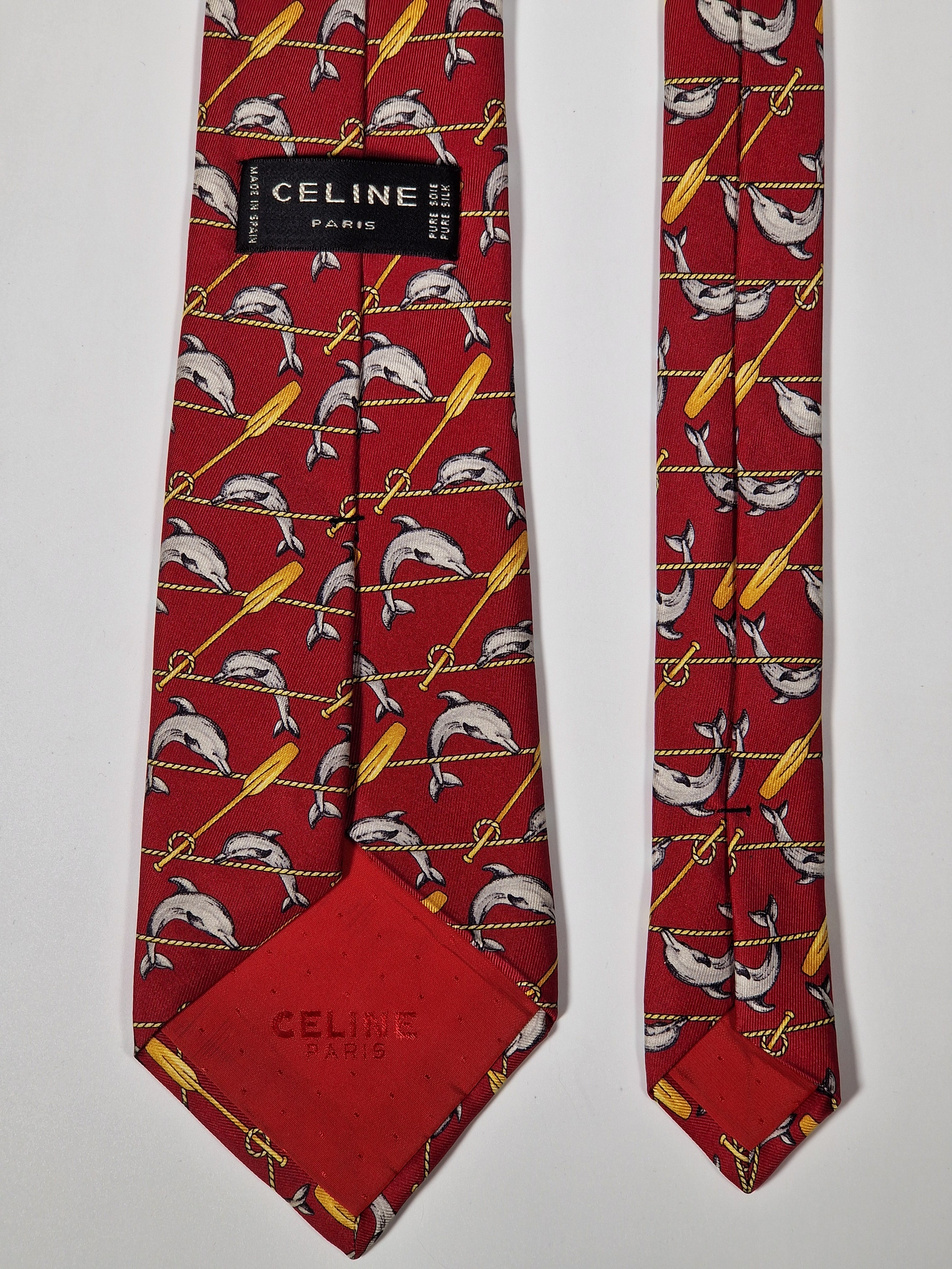 Celine silk tie