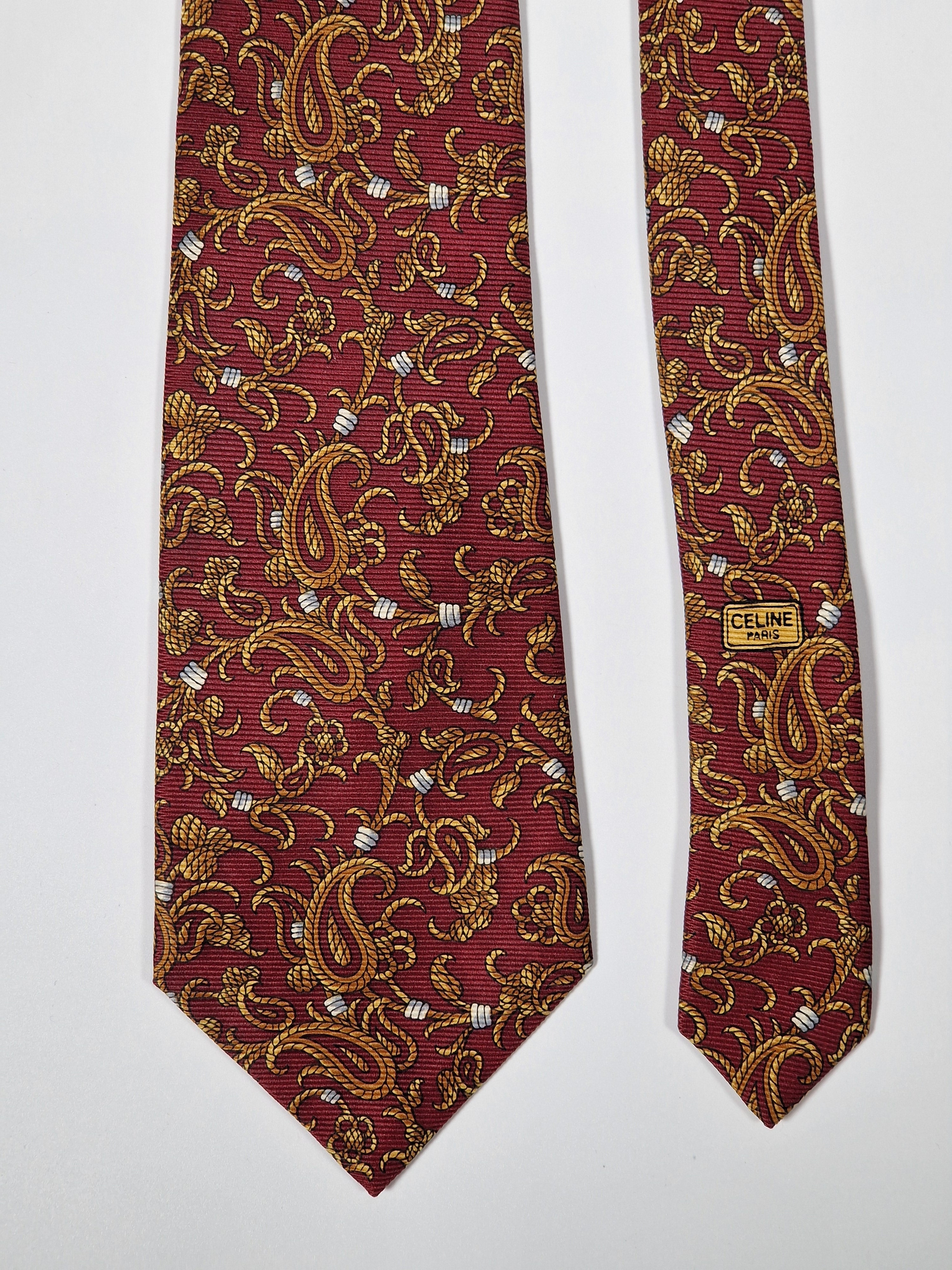 Celine silk tie