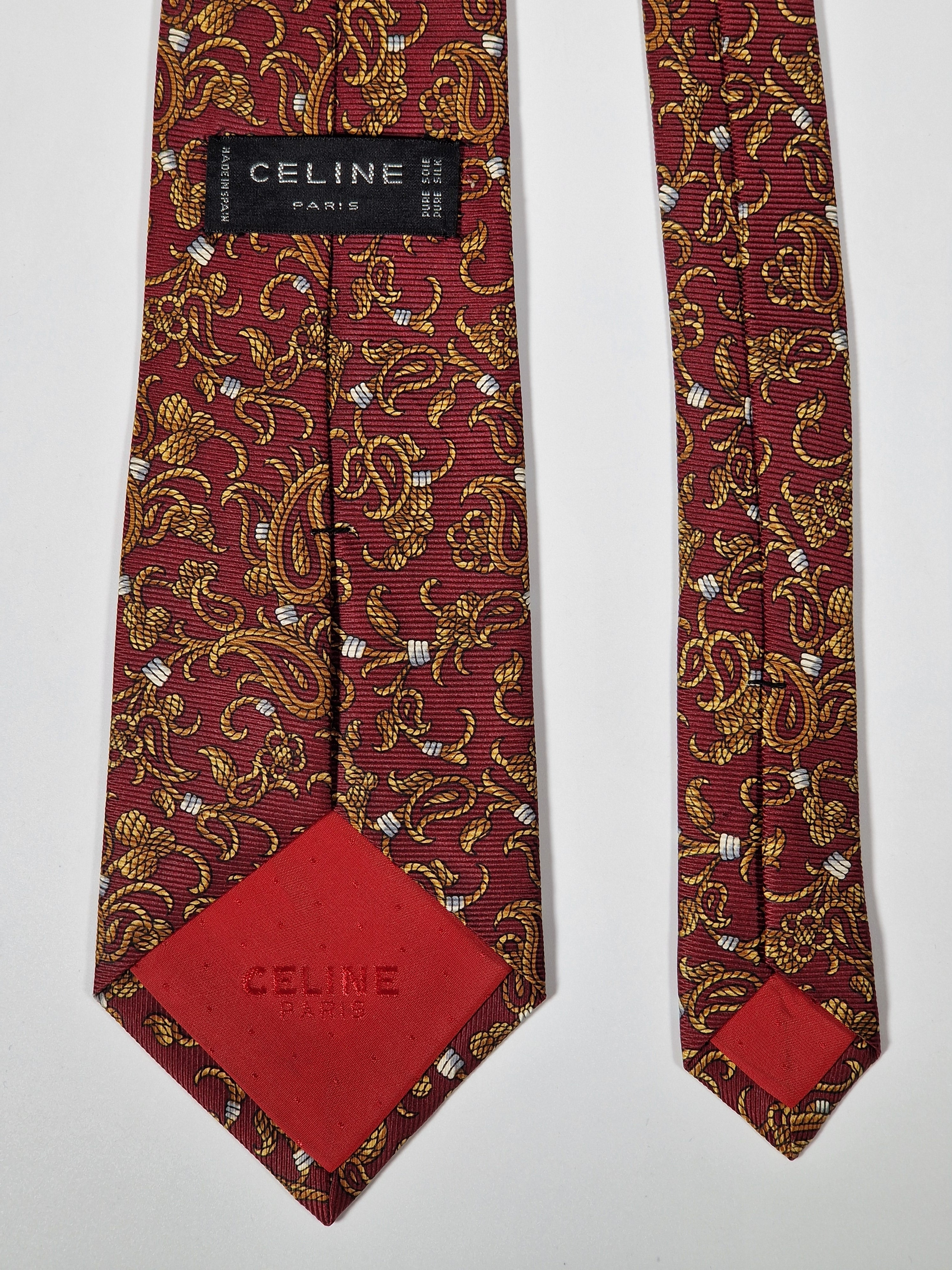 Celine silk tie