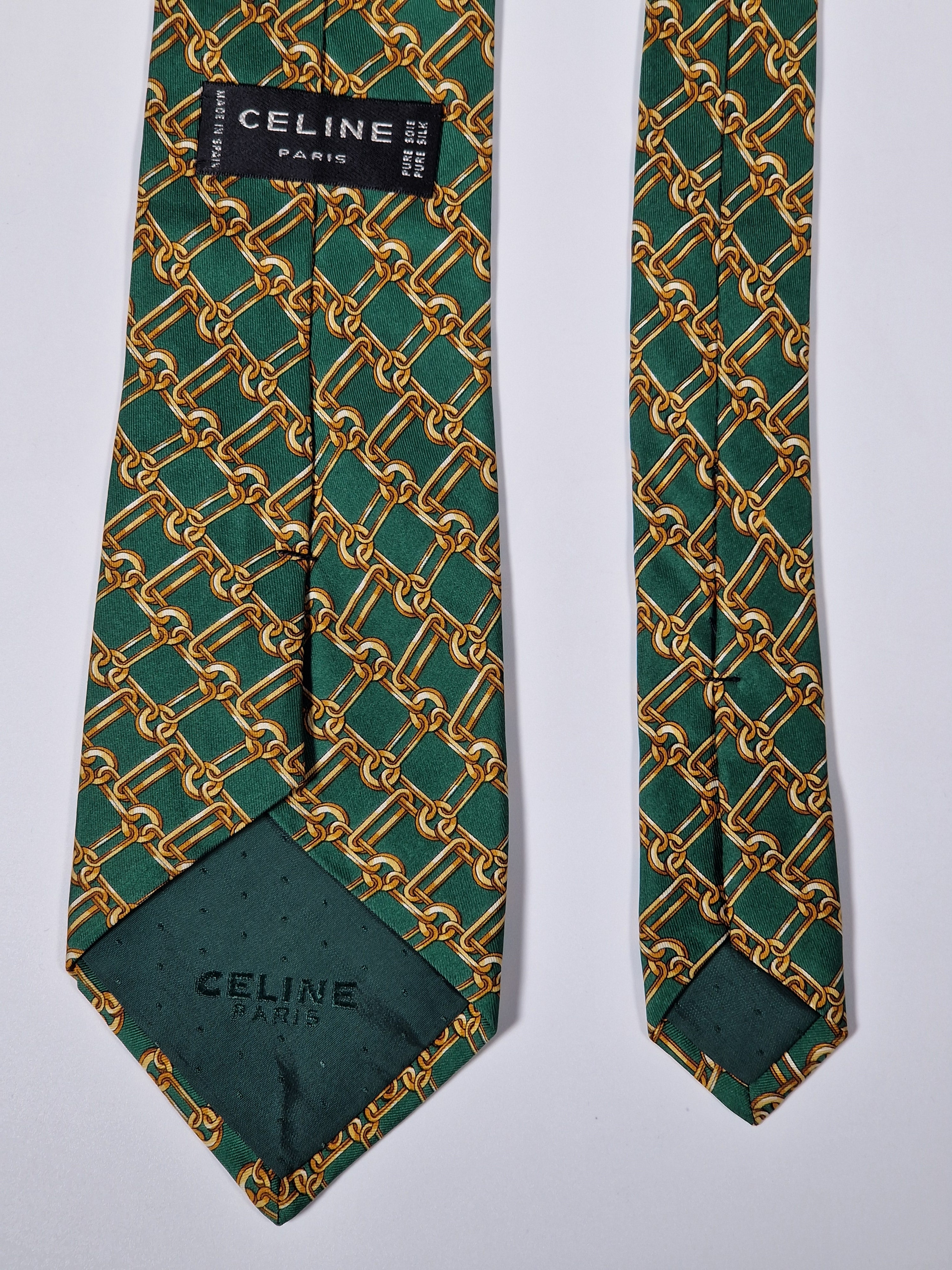 Celine silk tie