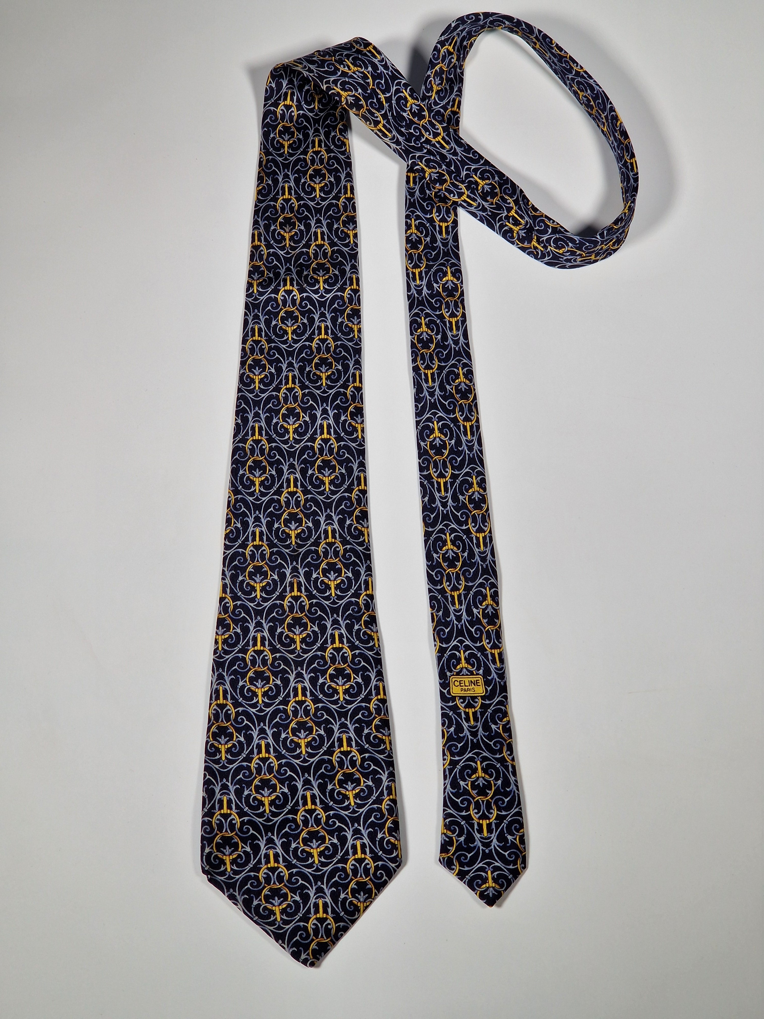 Celine silk tie