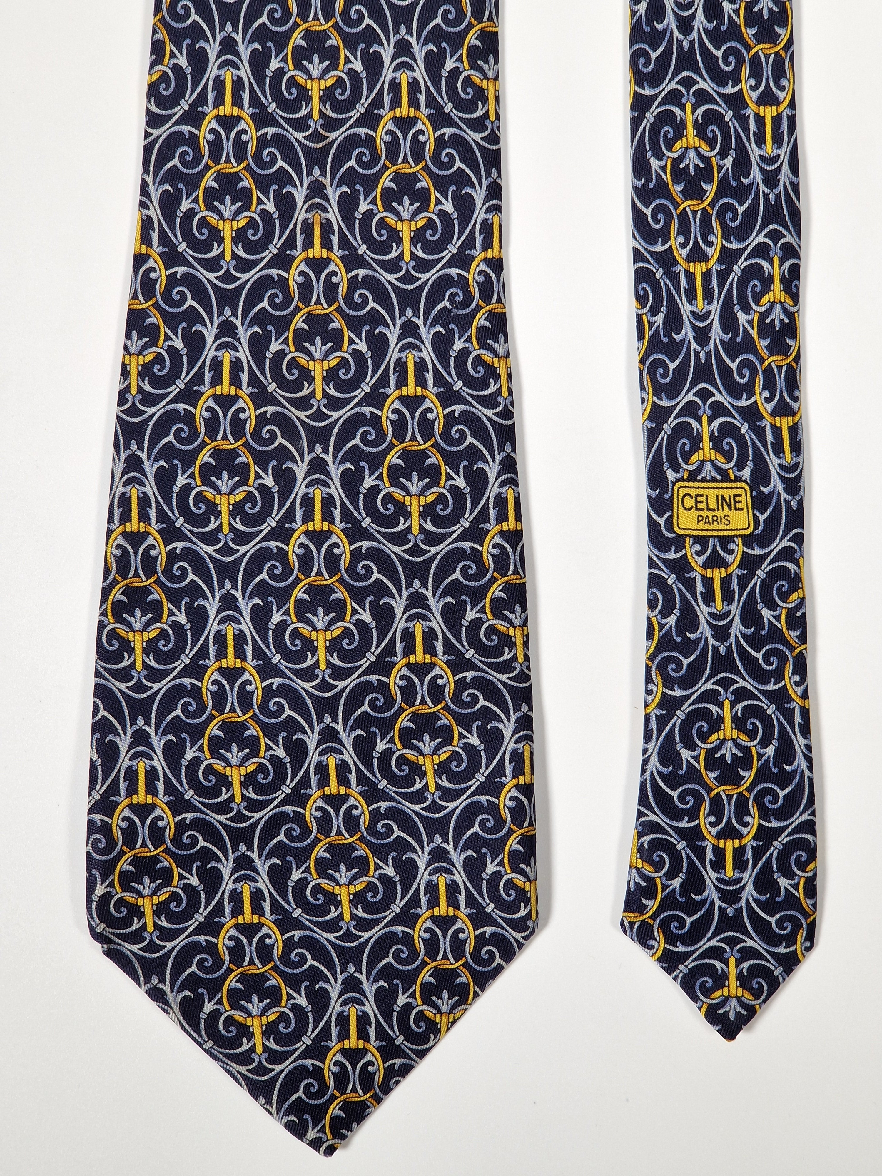 Celine silk tie