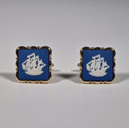 Wedgewood A pair of cufflinks with box
