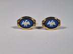 Wedgewood A pair of cufflinks with box