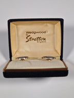 Wedgewood A pair of cufflinks with box