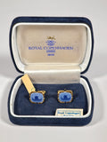 Royal Copenhagen a pair of cufflinks with box