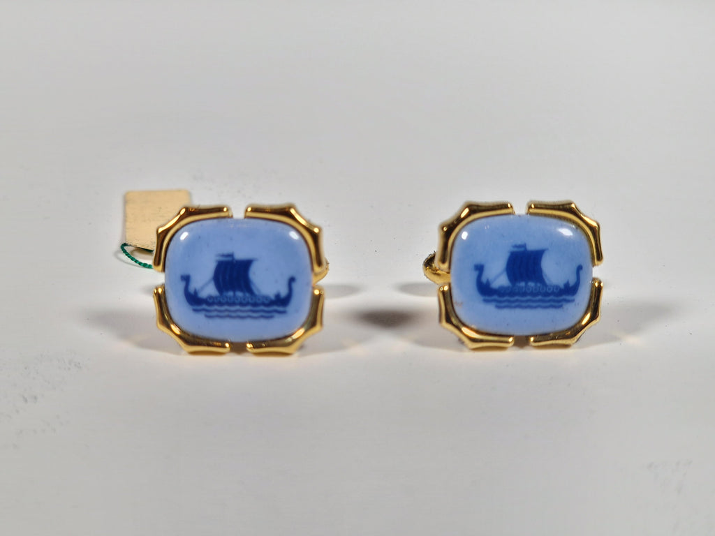 Royal Copenhagen a pair of cufflinks with box