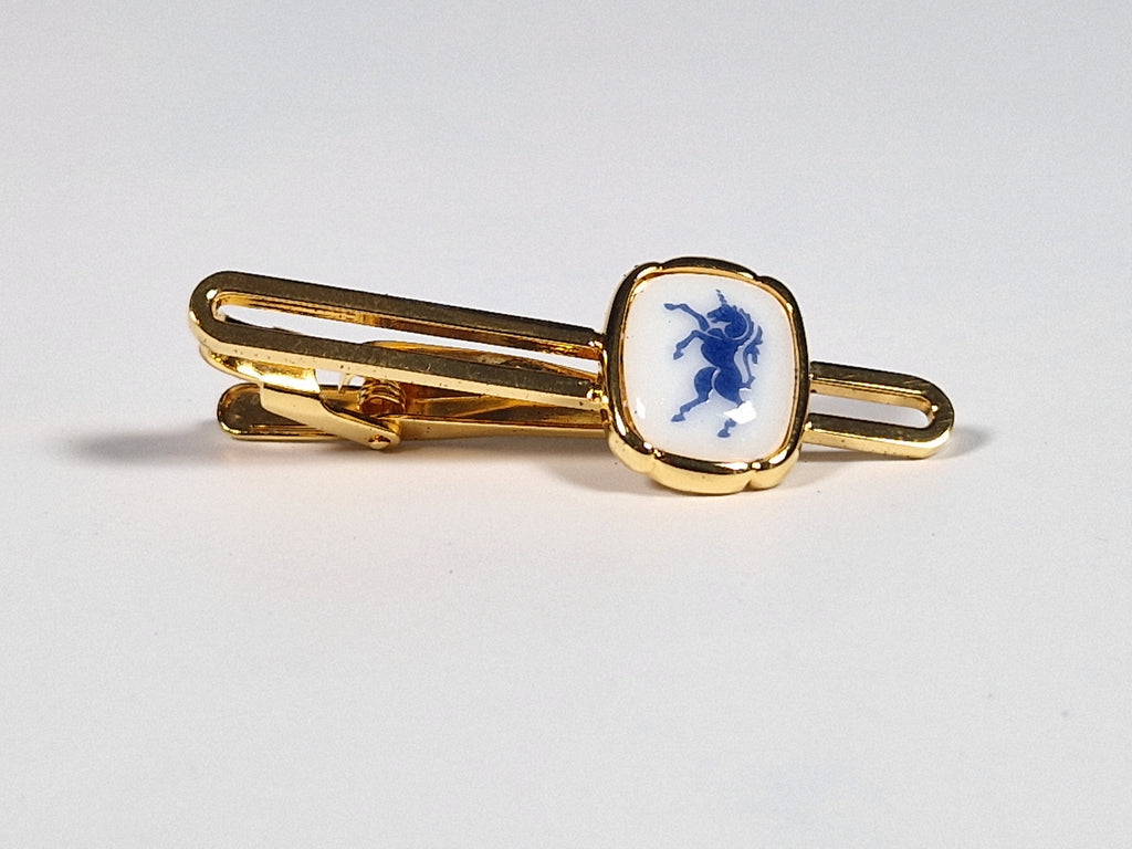 Royal Copenhagen a pair of cufflinks and a tie pin with box