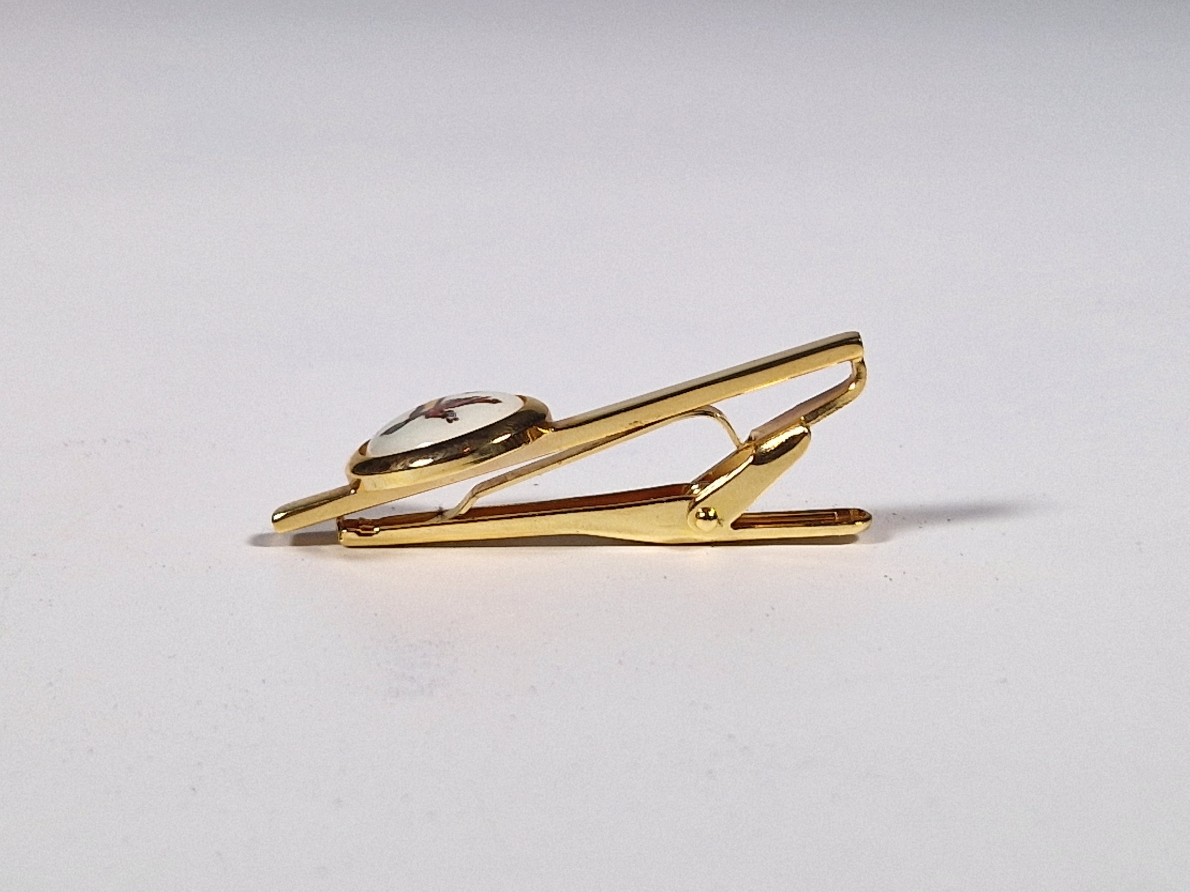 Swank Delft collection a pair of cufflinks and a tie pin with box