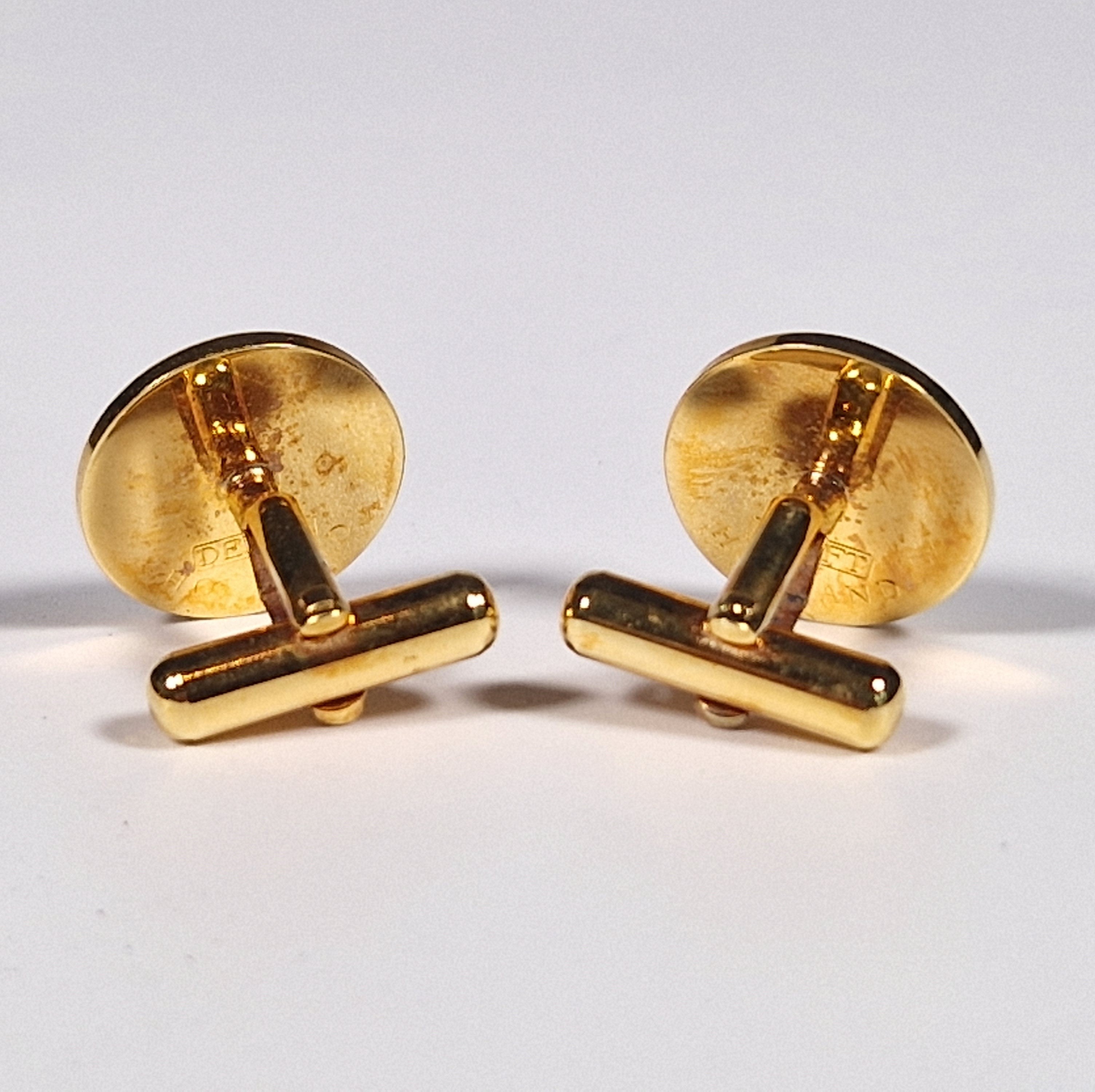 Swank Delft collection a pair of cufflinks with box