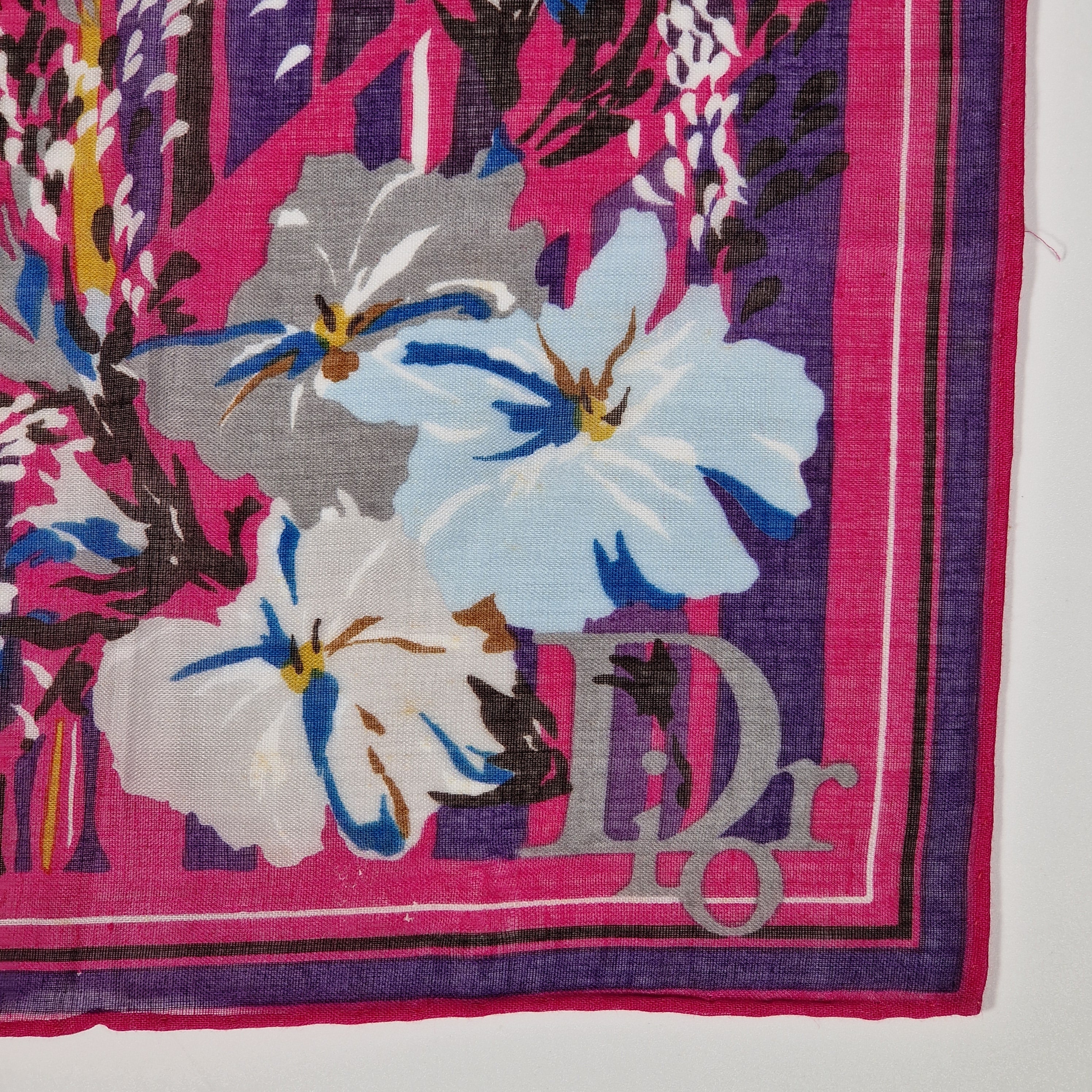 Dior vintage cotton handkerchief