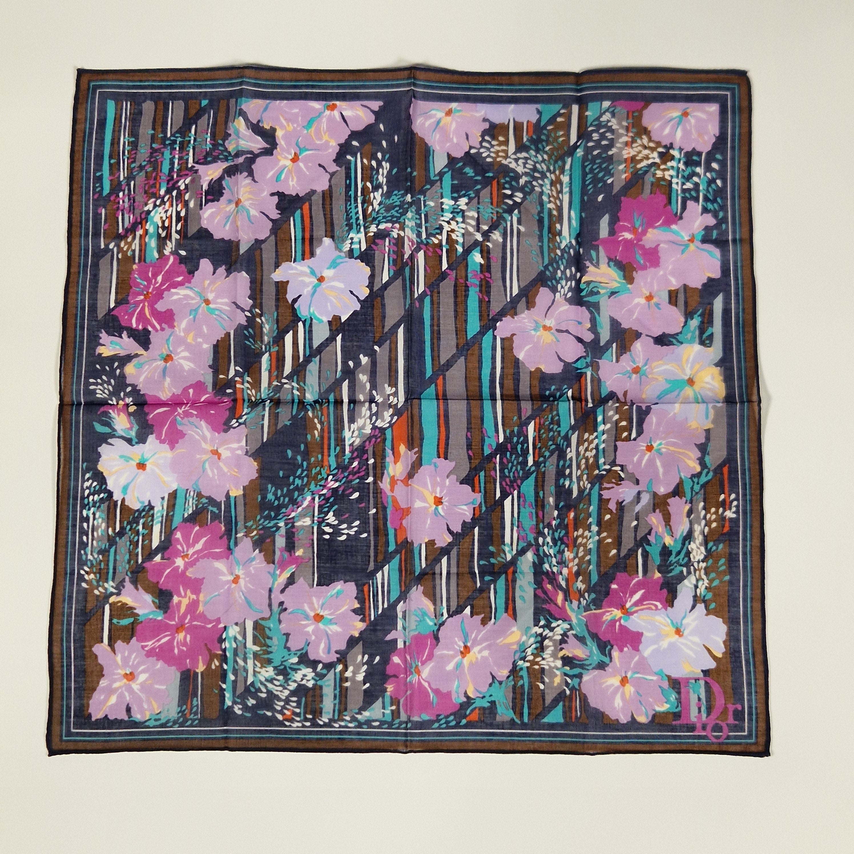 Dior vintage cotton handkerchief