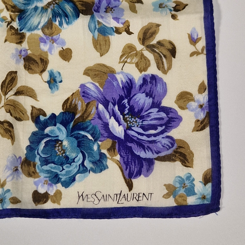 Yves Saint Laurent vintage cotton handkerchief