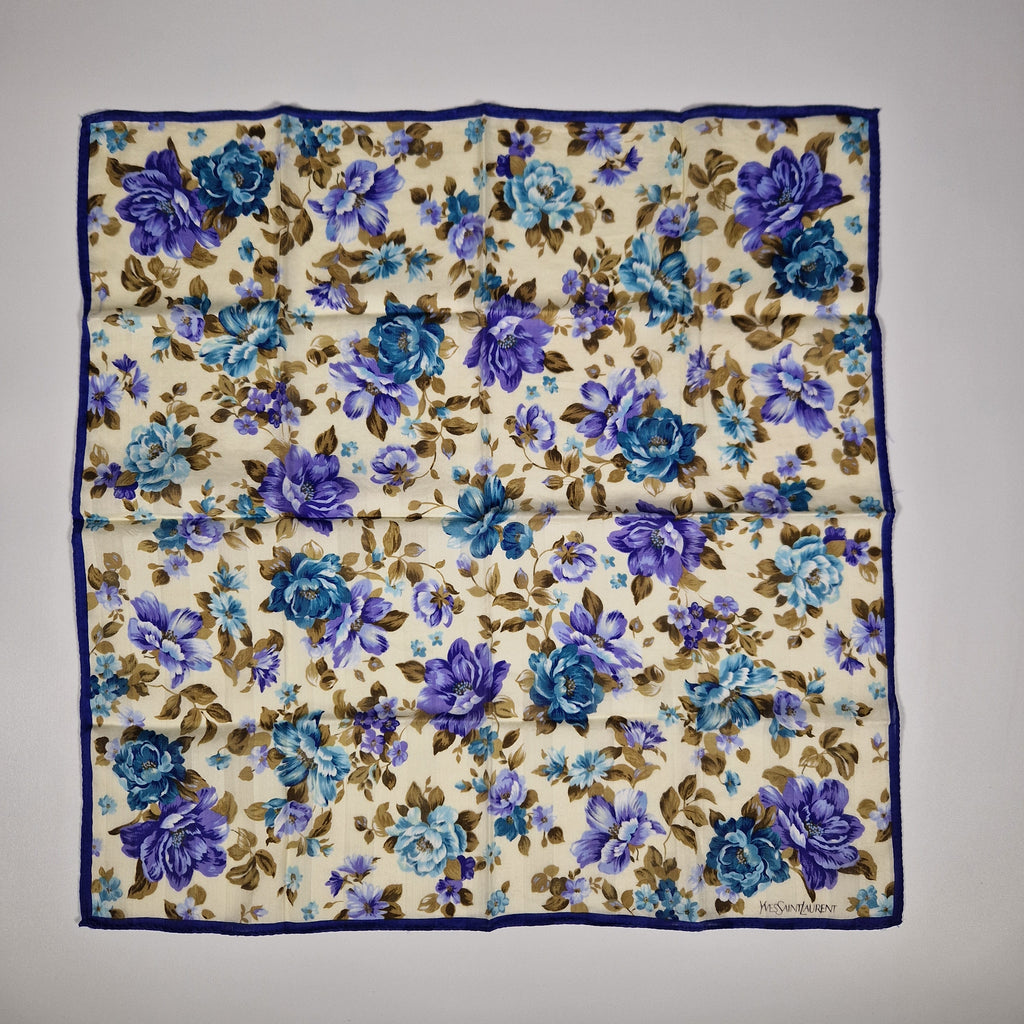 Yves Saint Laurent vintage cotton handkerchief