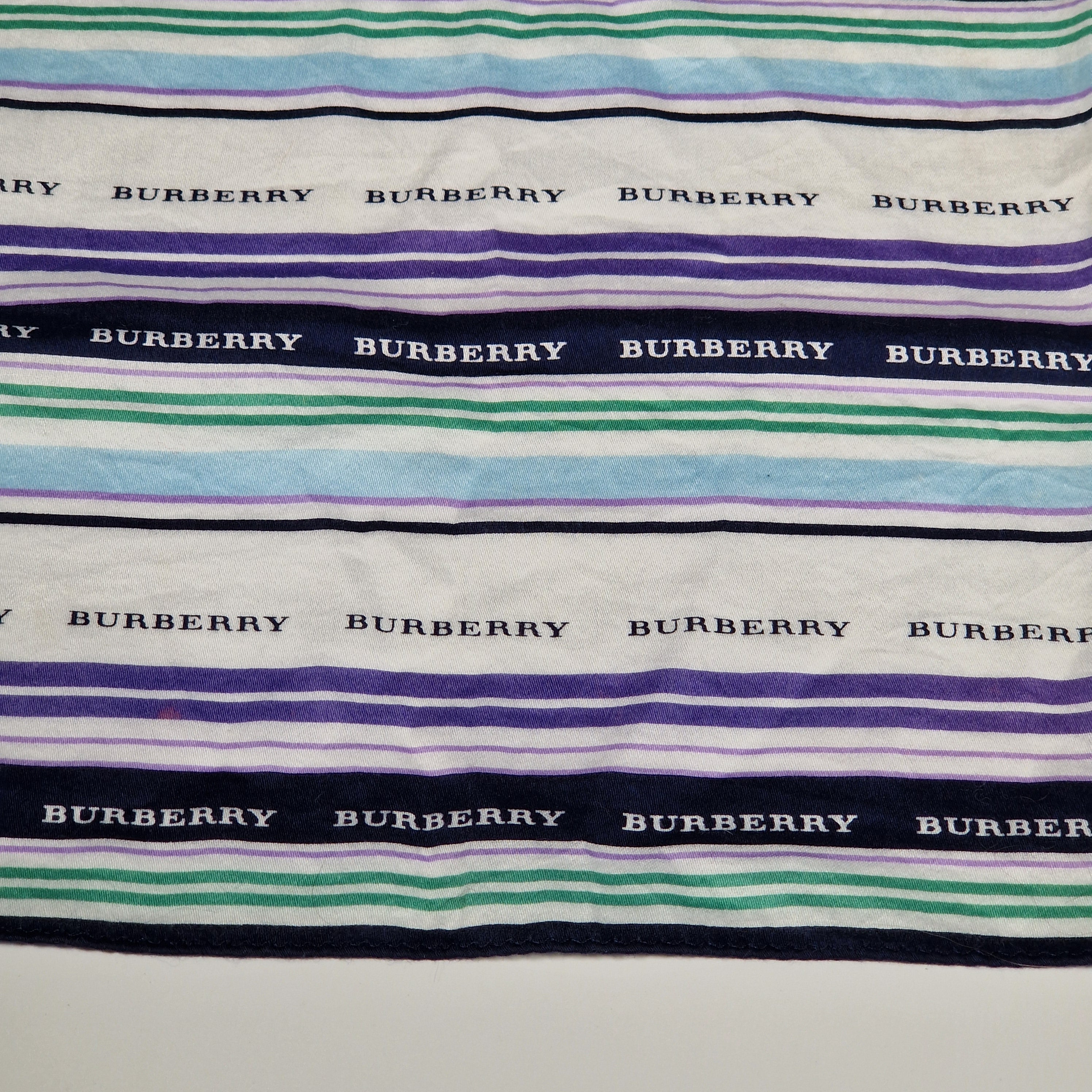 Burberry Vintage  cotton handkerchief.