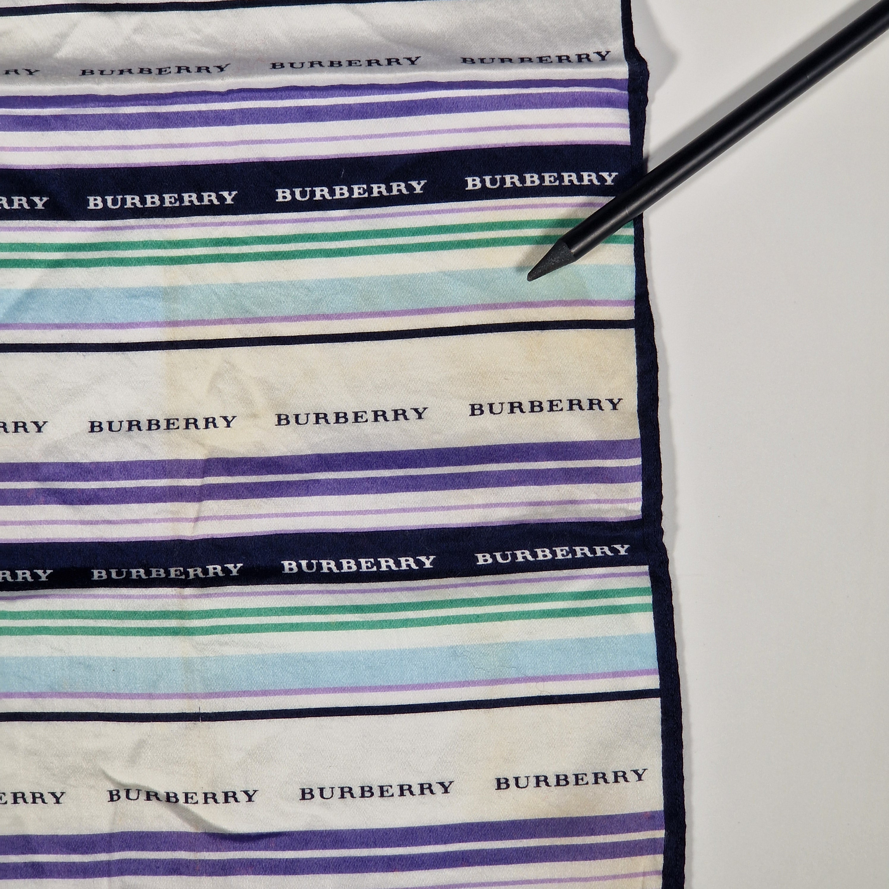 Burberry Vintage  cotton handkerchief.