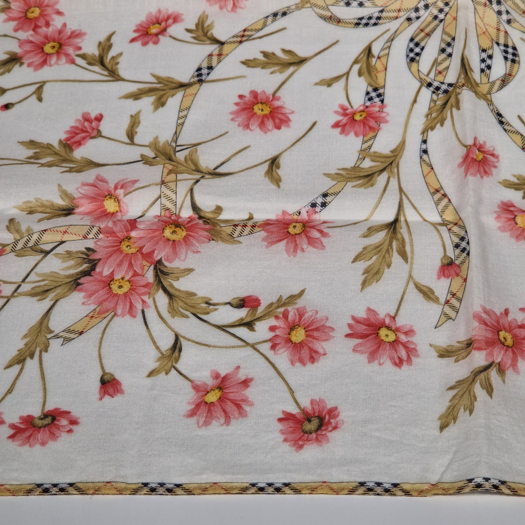 Burberry vintage cotton handkerchief.