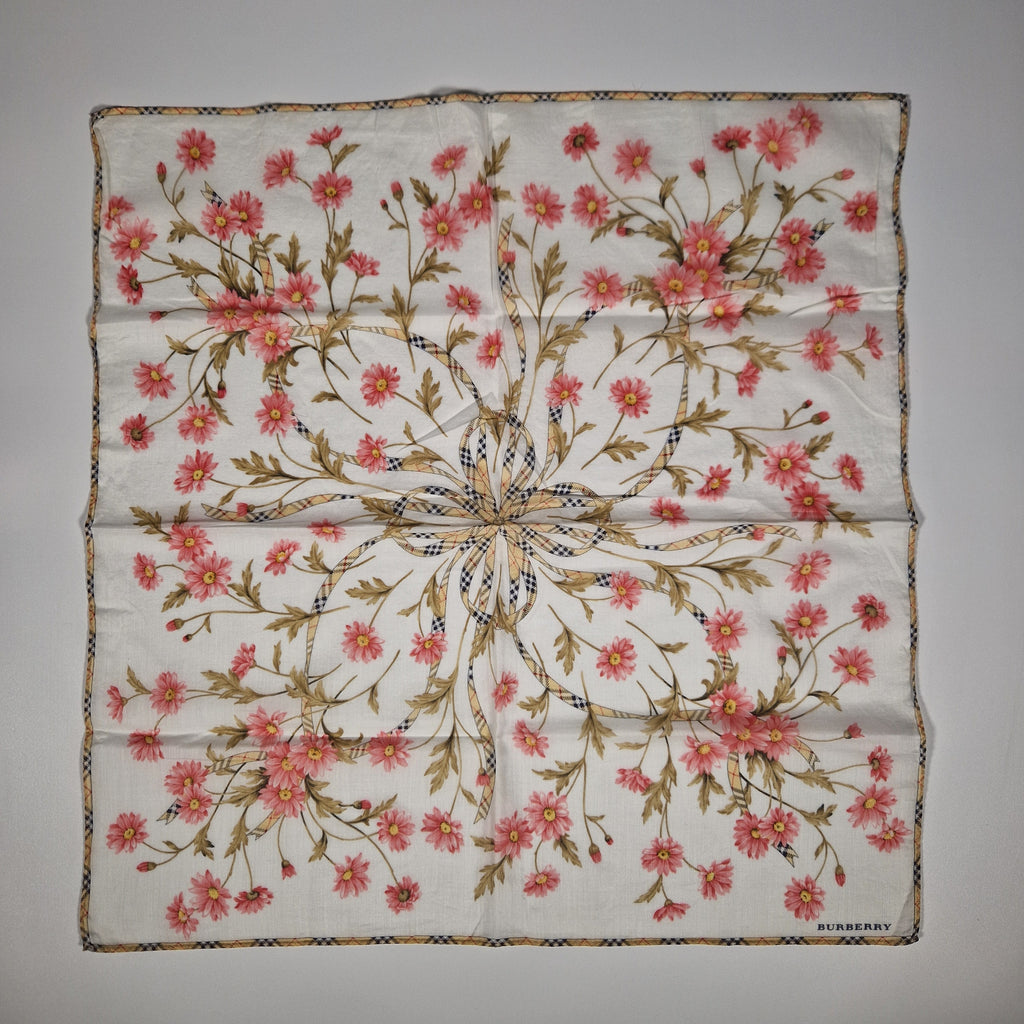 Burberry vintage cotton handkerchief.