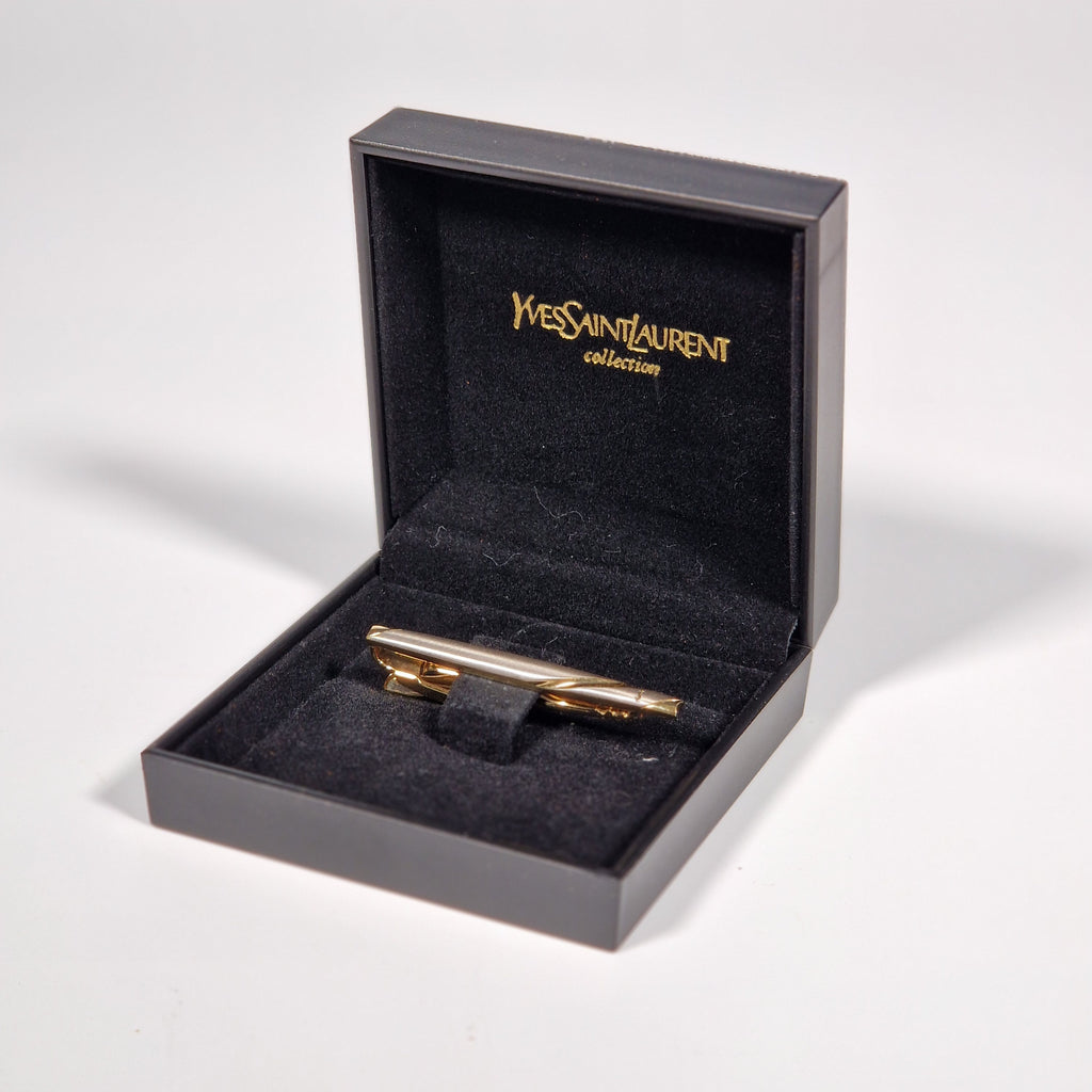 Yves Saint Laurent a tie pin with box.