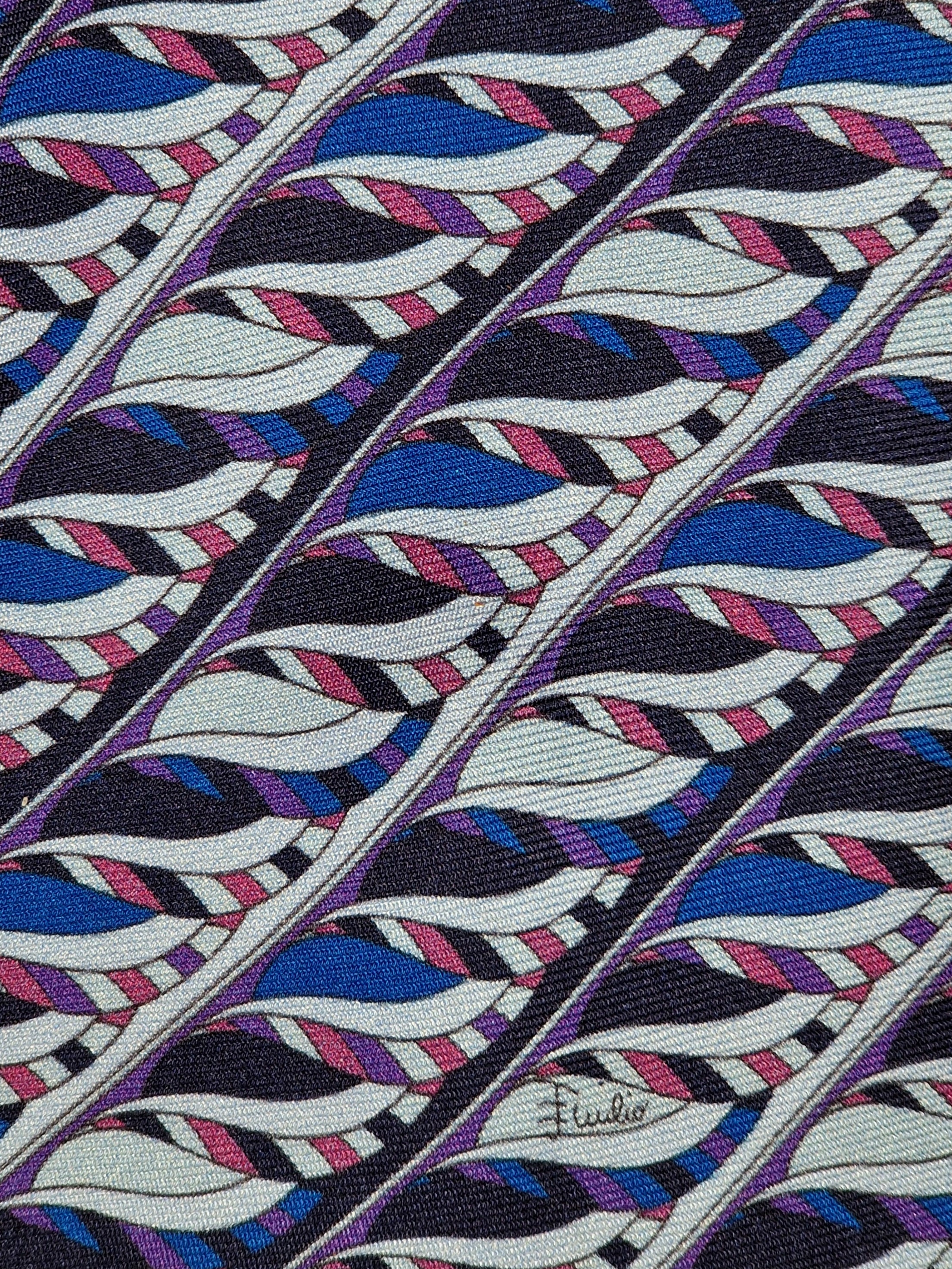 Emilio Pucci silk tie