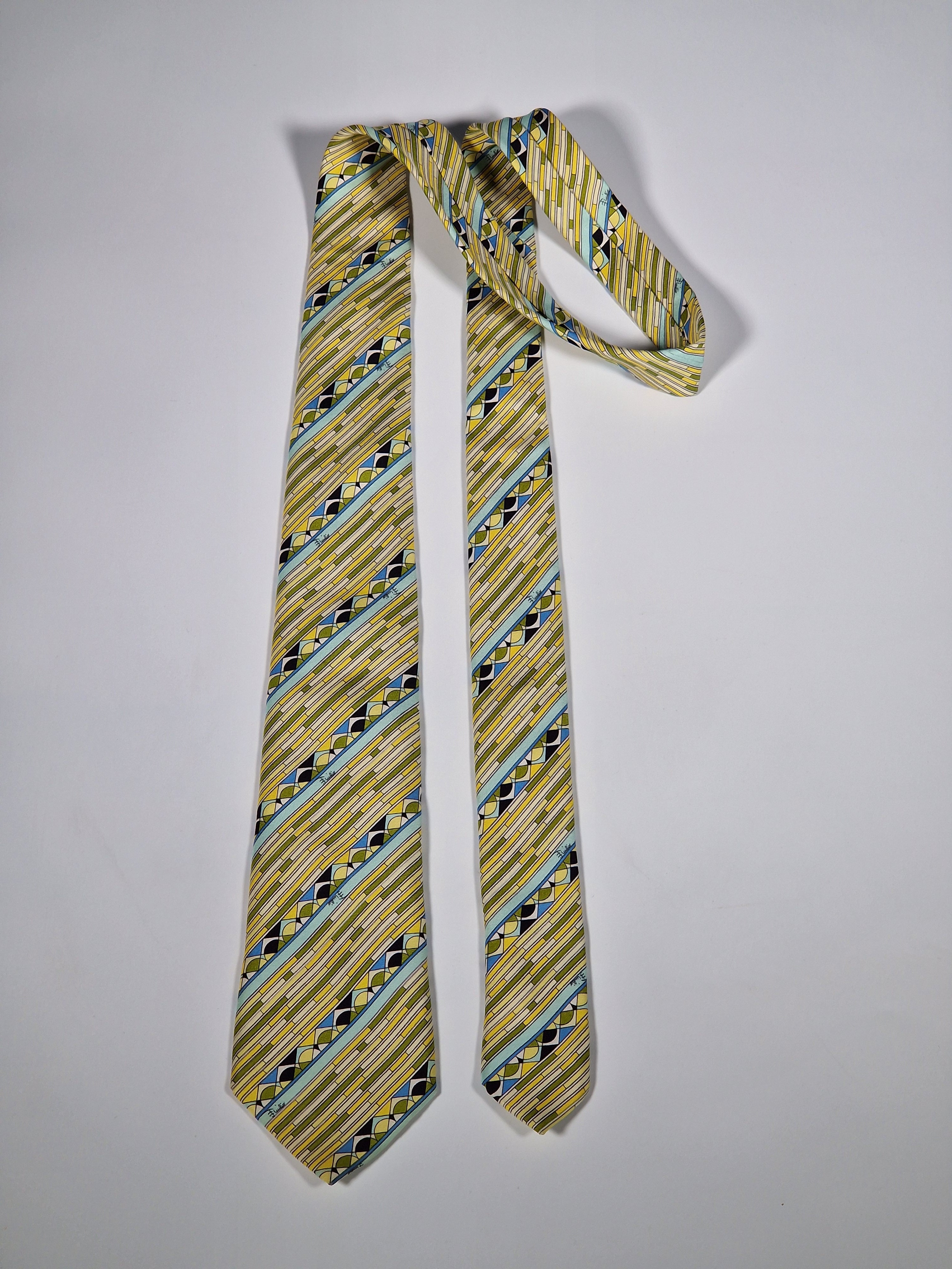 Emilio Pucci silk tie
