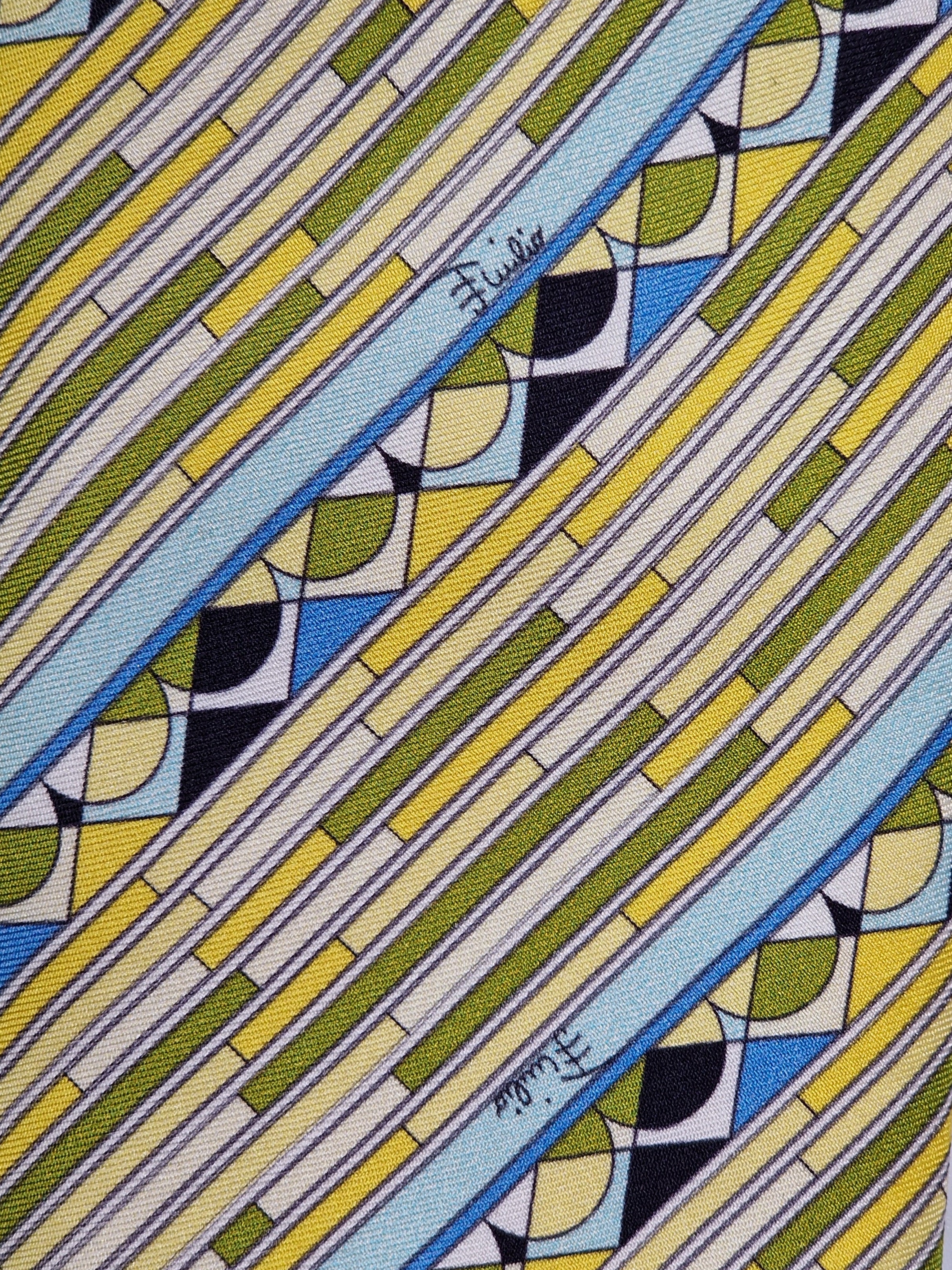 Emilio Pucci silk tie