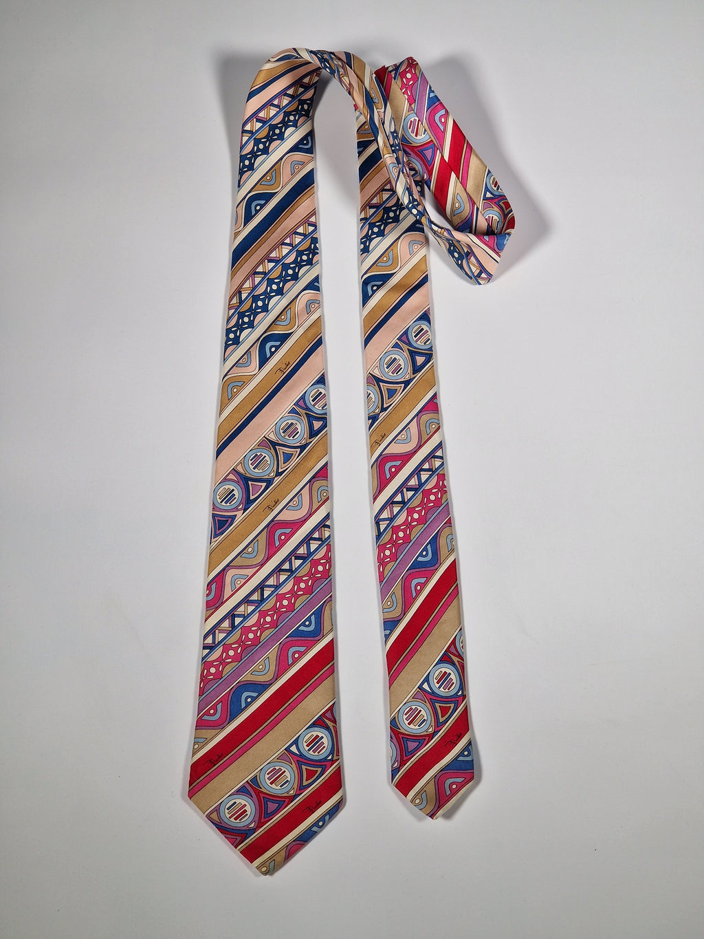 Emilio Pucci silk tie
