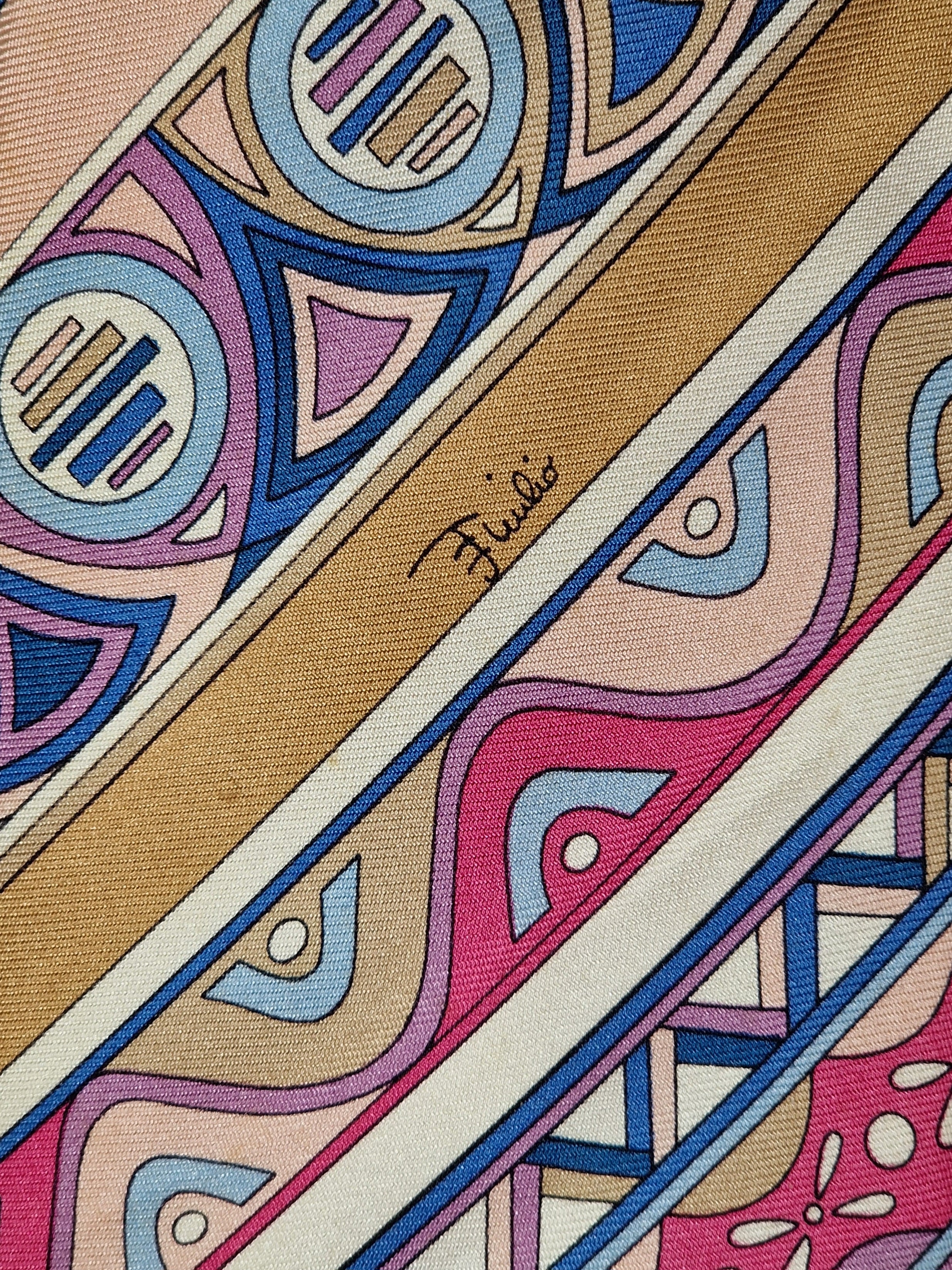 Emilio Pucci silk tie