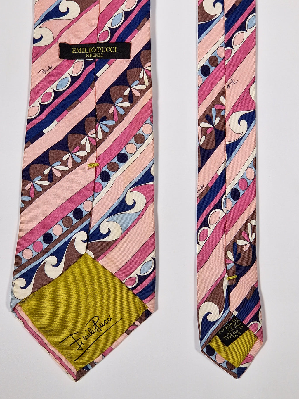 Emilio Pucci silk tie