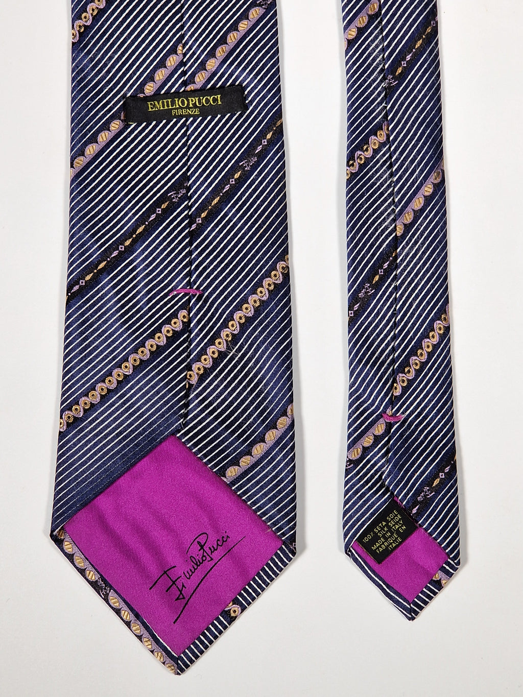 Emilio Pucci silk tie
