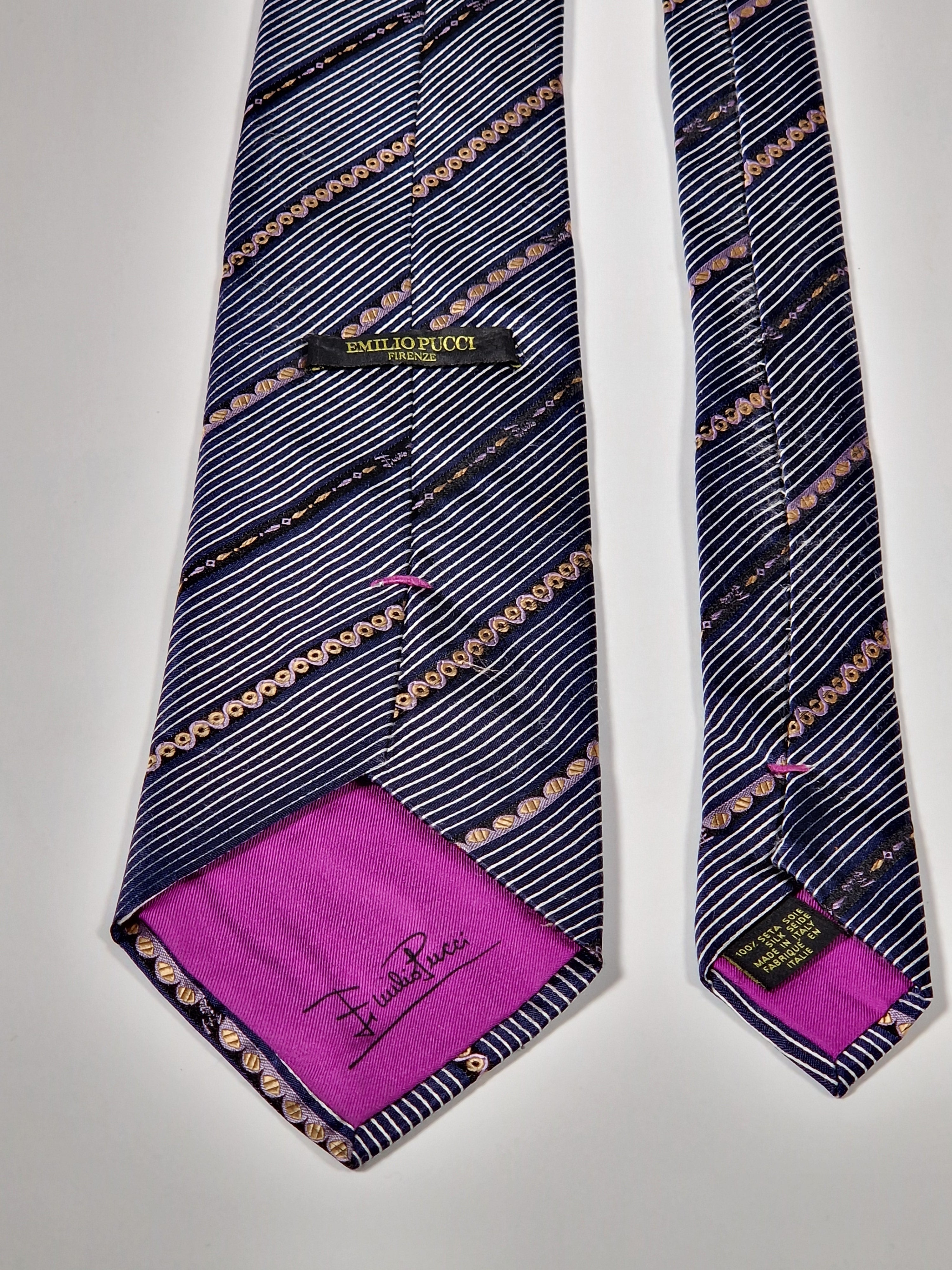 Emilio Pucci silk tie