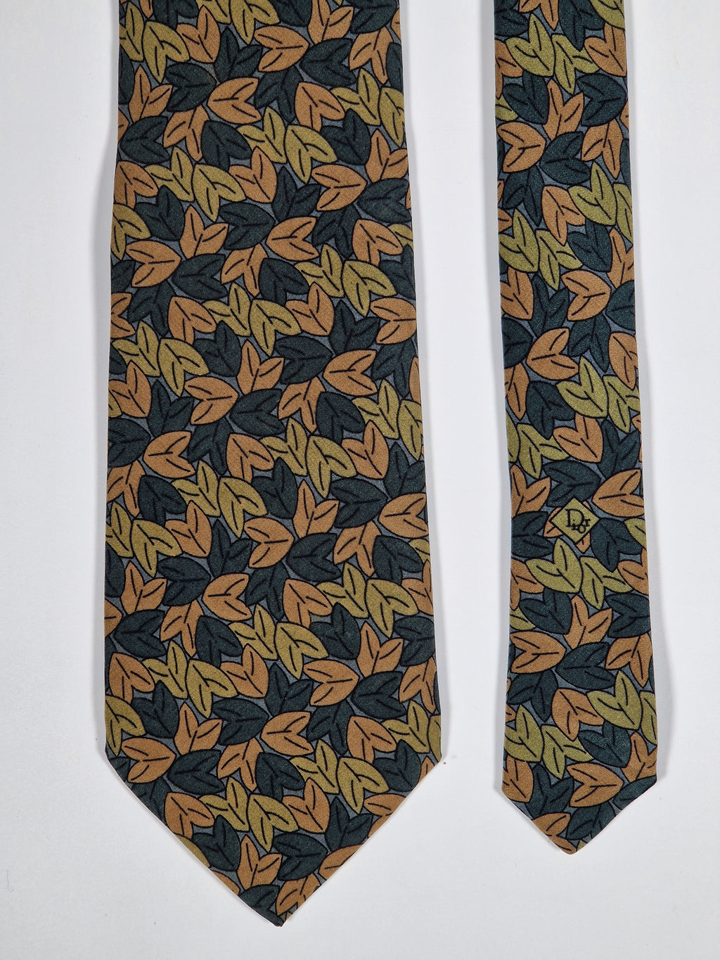 Dior vintage tie autum leafs