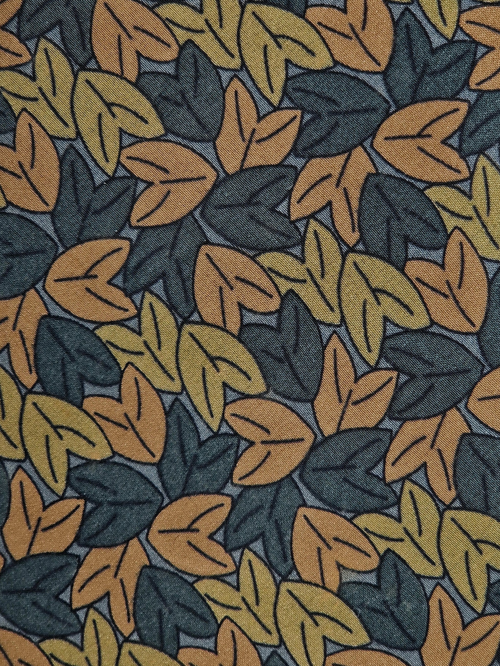 Dior vintage tie autum leafs