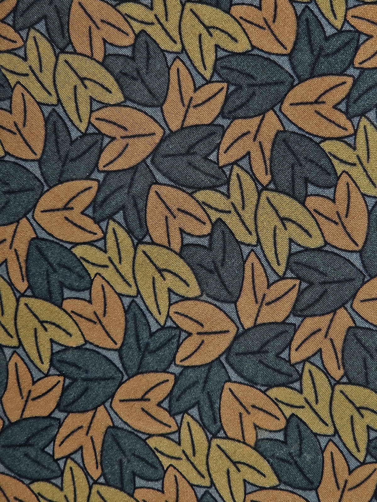 Dior vintage tie autum leafs
