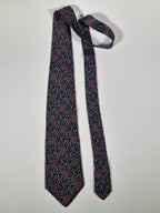 Dior Vintage silk tie blue