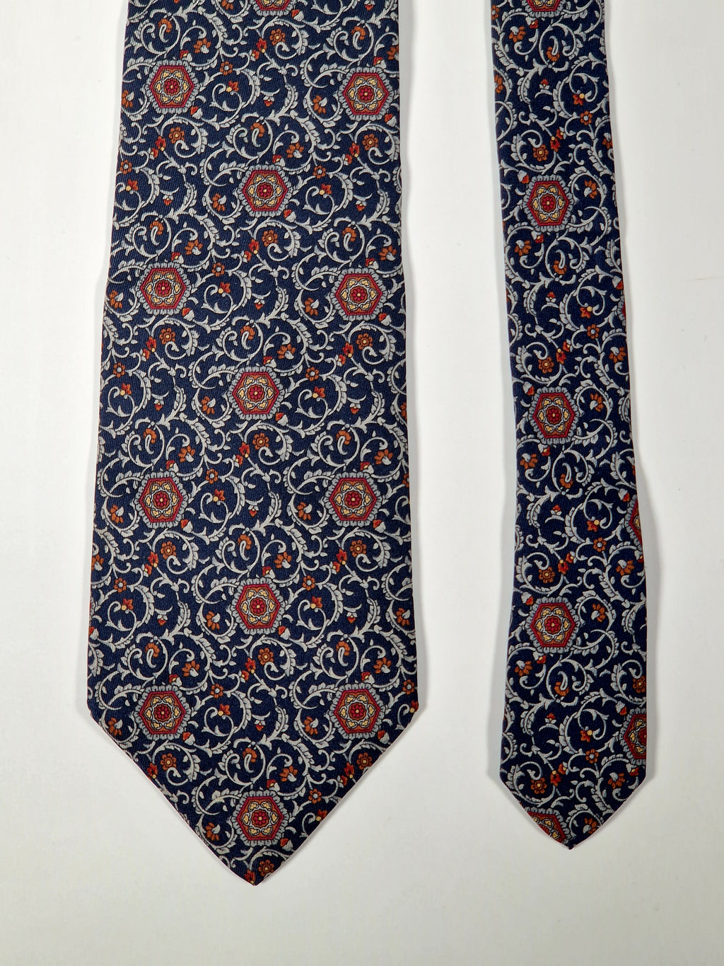Dior Vintage silk tie blue