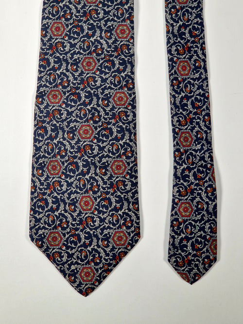 Dior Vintage silk tie blue