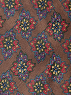 Fendi Vintage silk tie brown