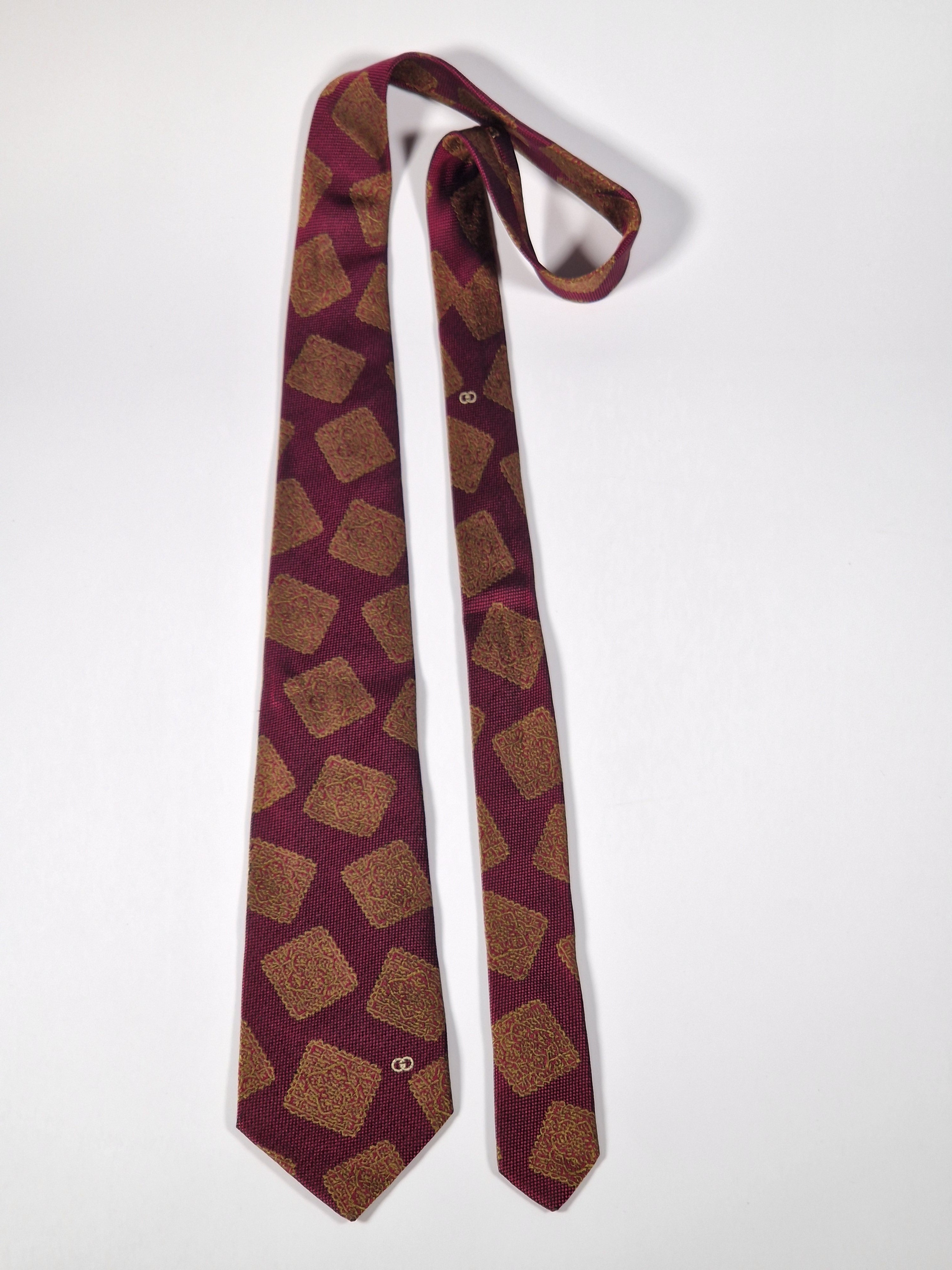 Gucci Vintage silk tie