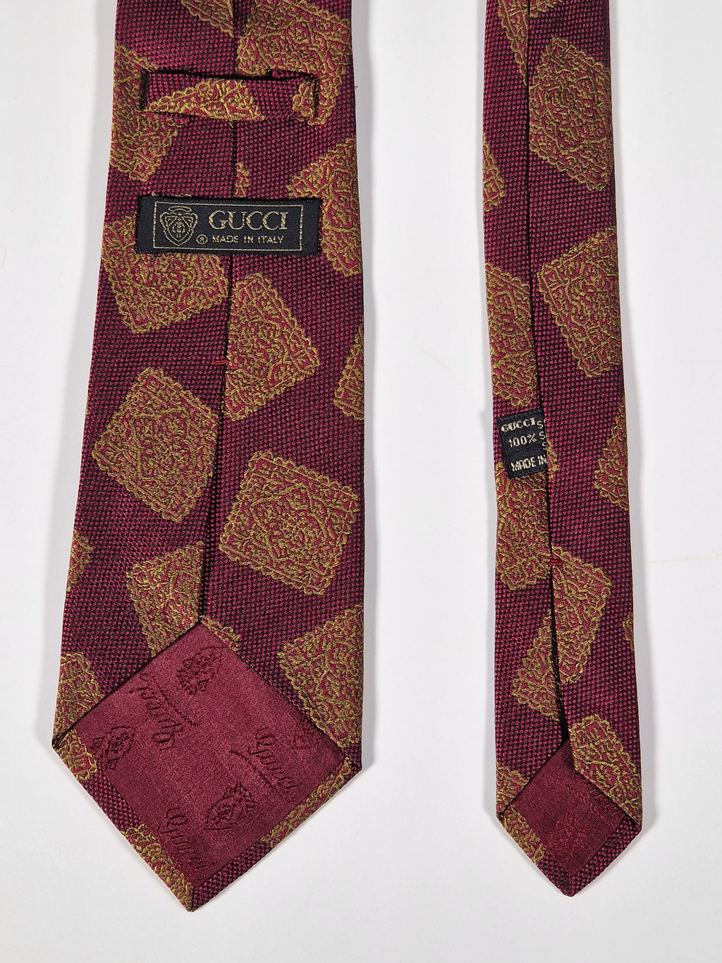 Gucci Vintage silk tie